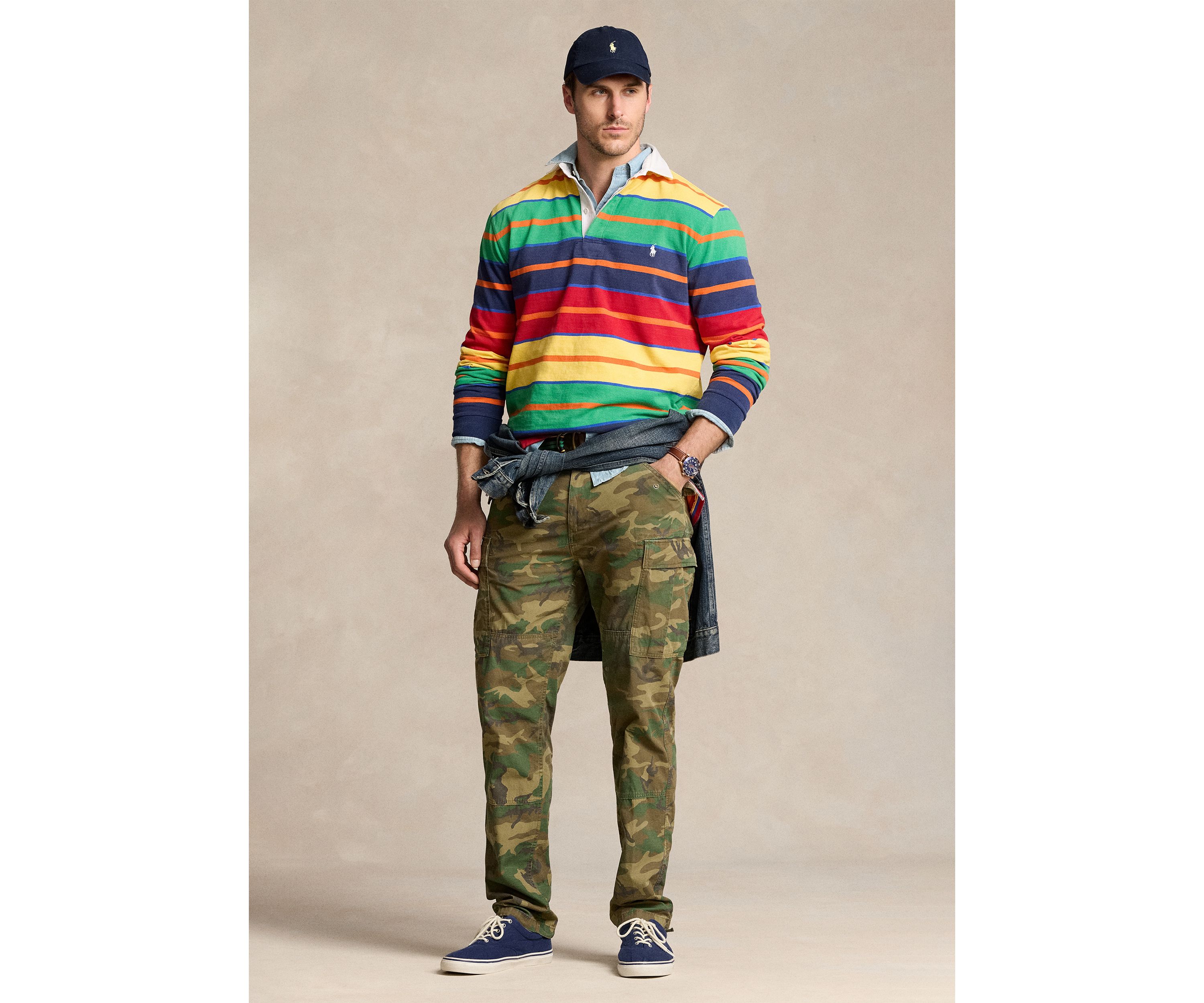 Big & Tall Classic Fit Camo Canvas Cargo Pants