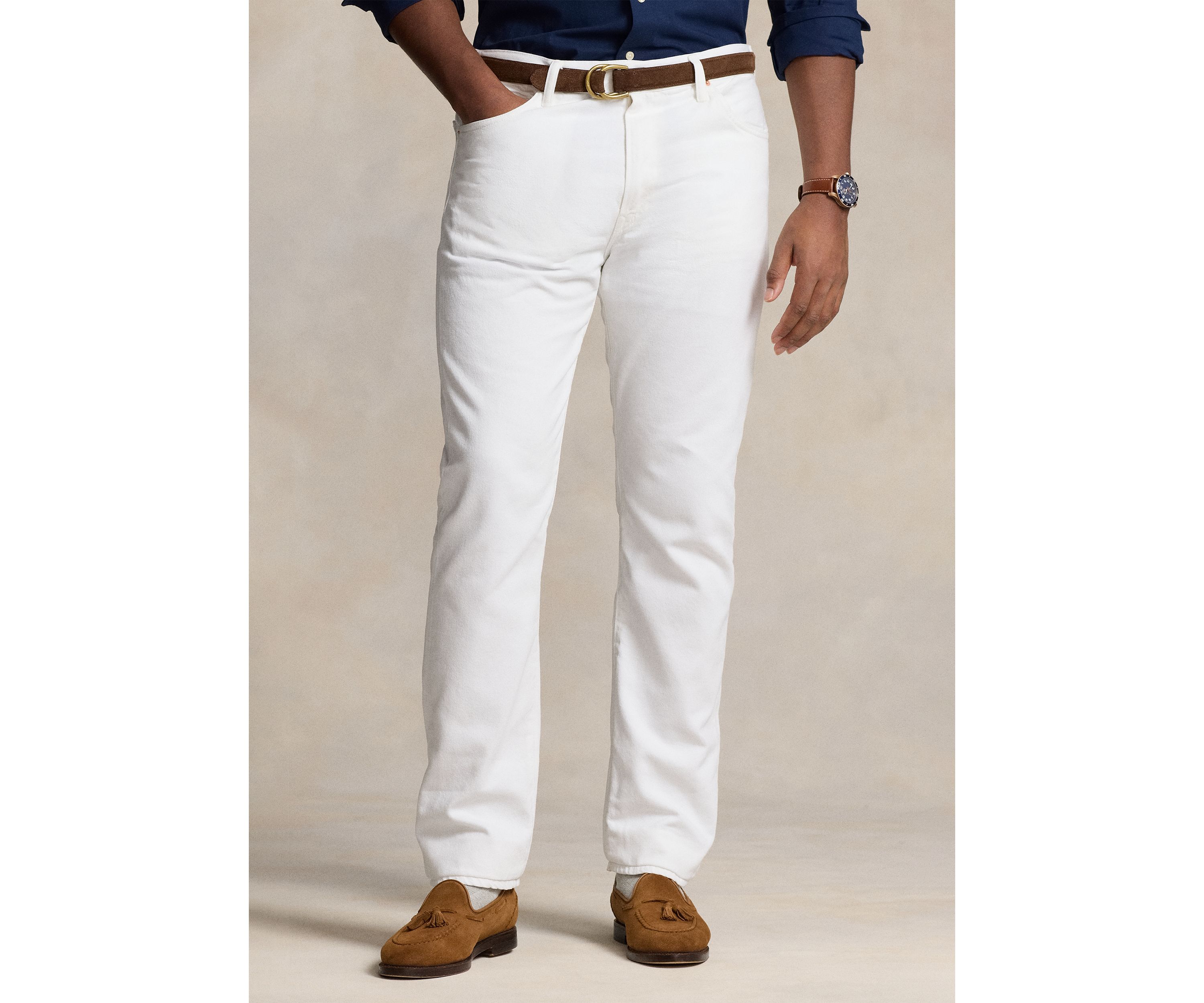 Big & Tall Varick Slim Straight Garment-Dyed Jeans