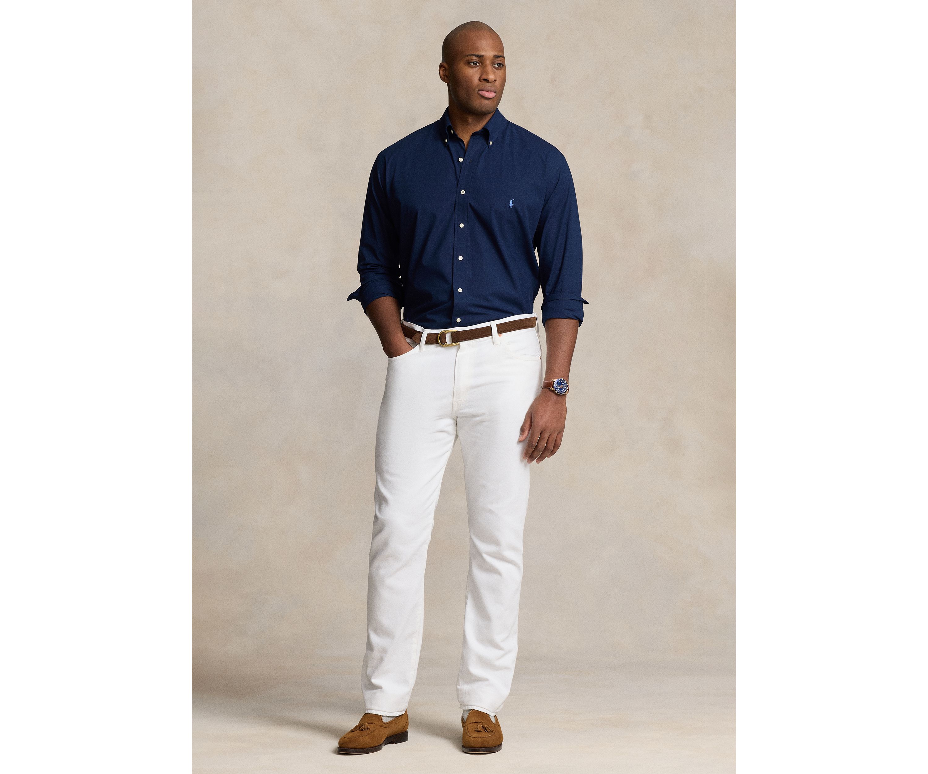 Big & Tall Varick Slim Straight Garment-Dyed Jeans
