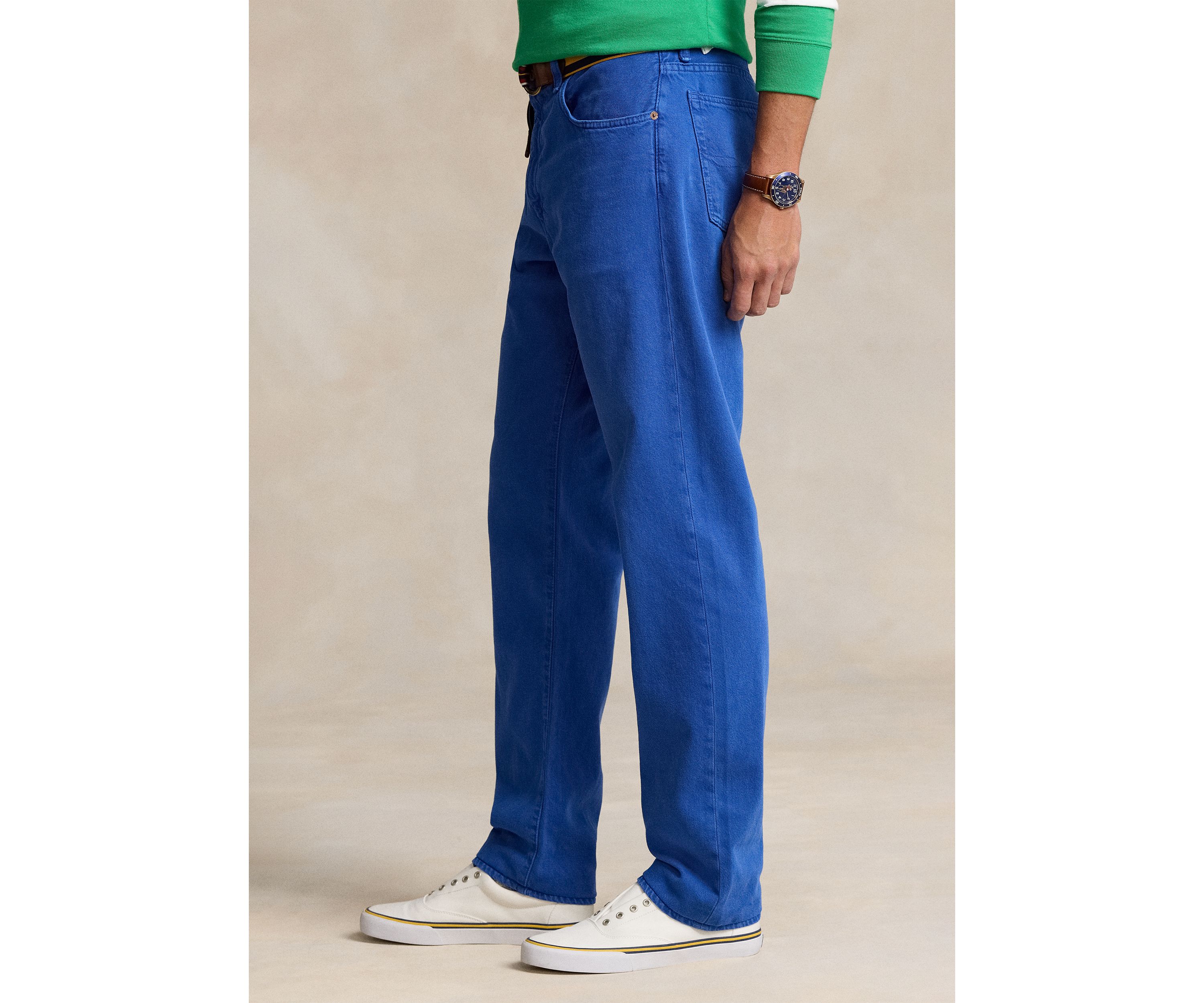 Big & Tall Varick Slim Straight Garment-Dyed Jeans