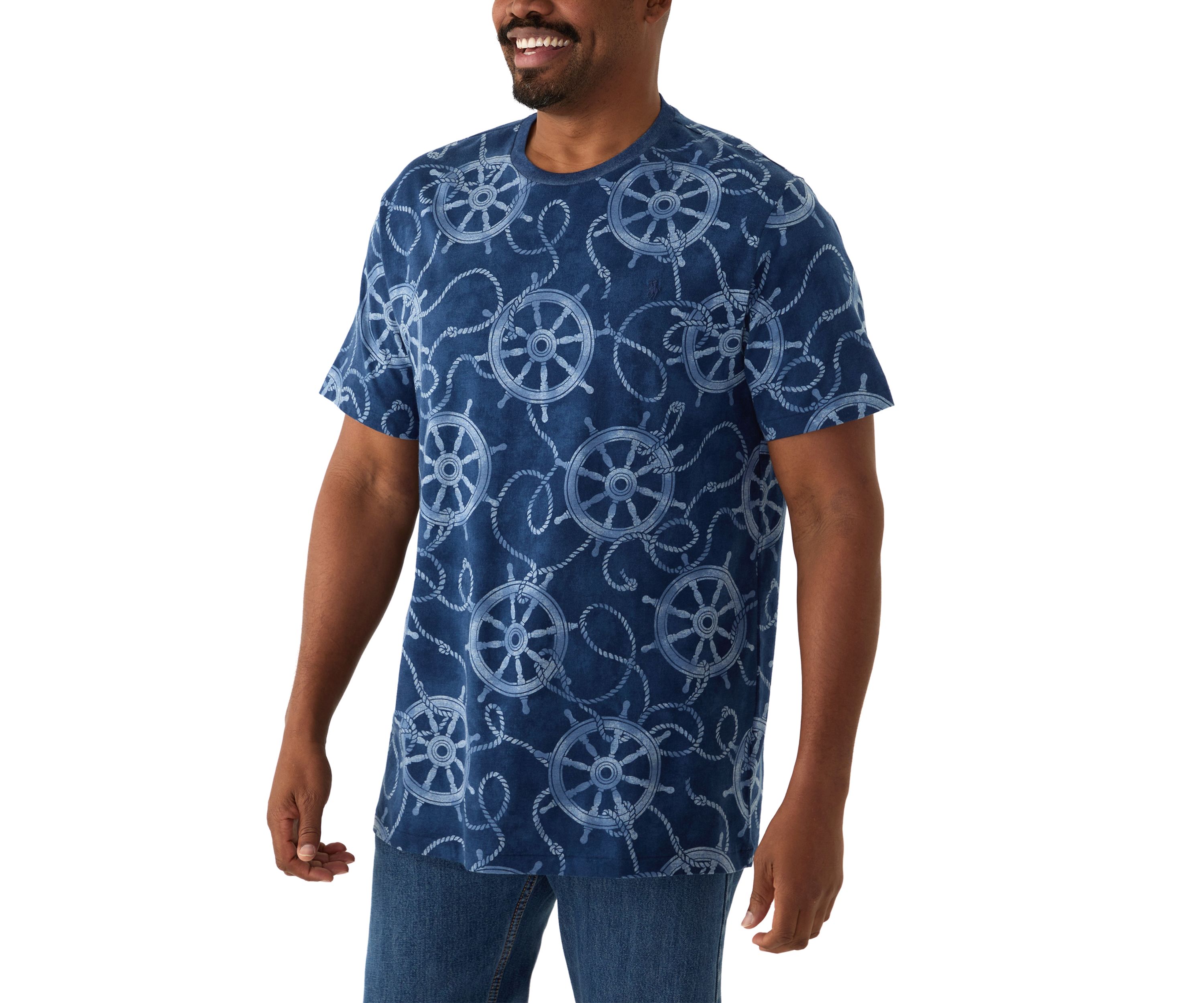 Big & Tall Printed Jersey T-Shirt