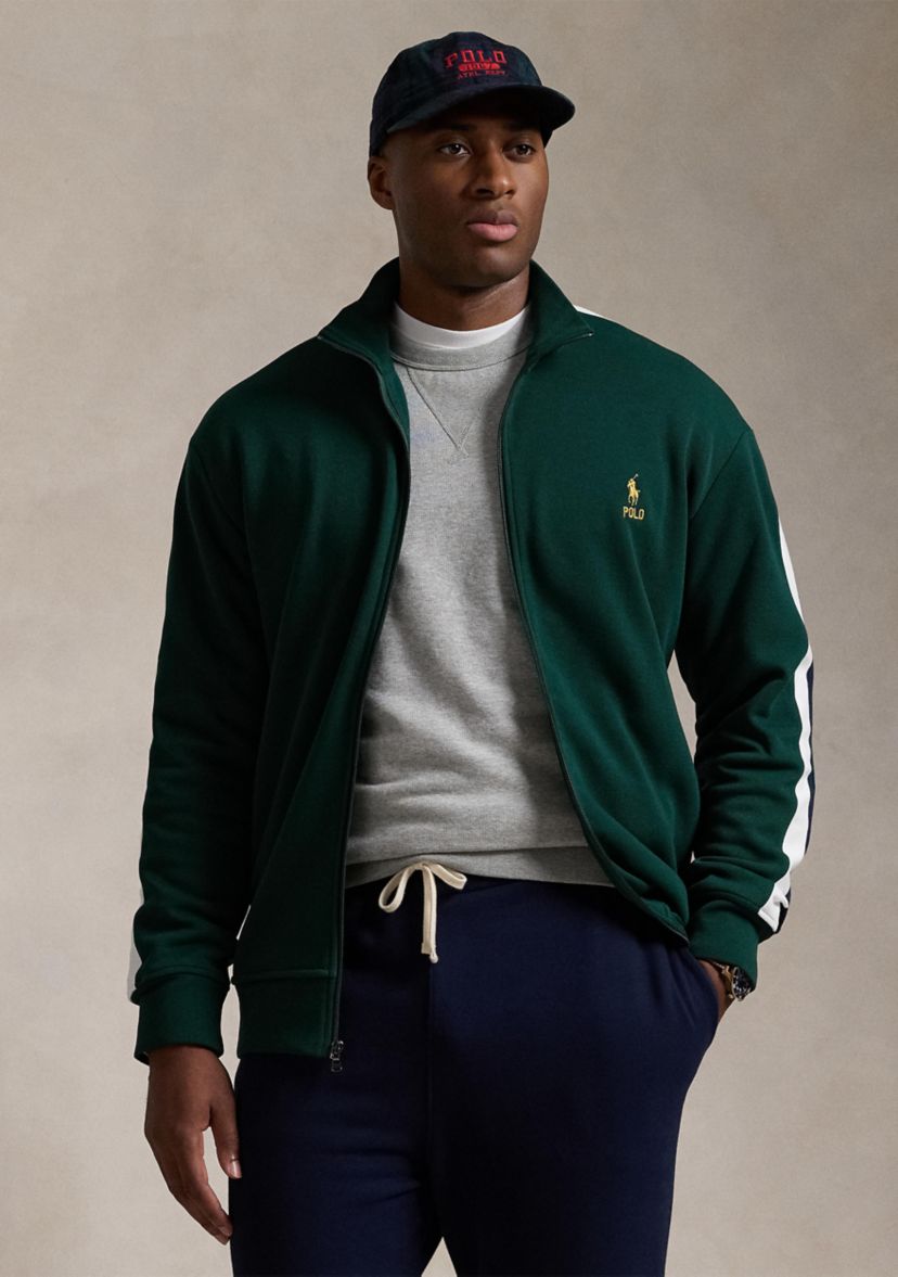 Big & Tall Double Knit Mesh Track Jacket