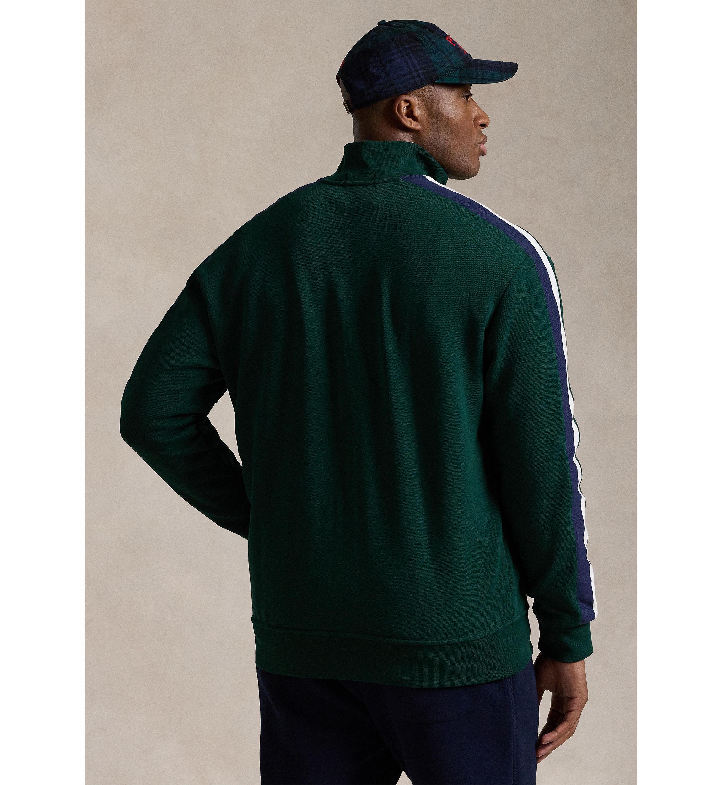Big & Tall Double Knit Mesh Track Jacket