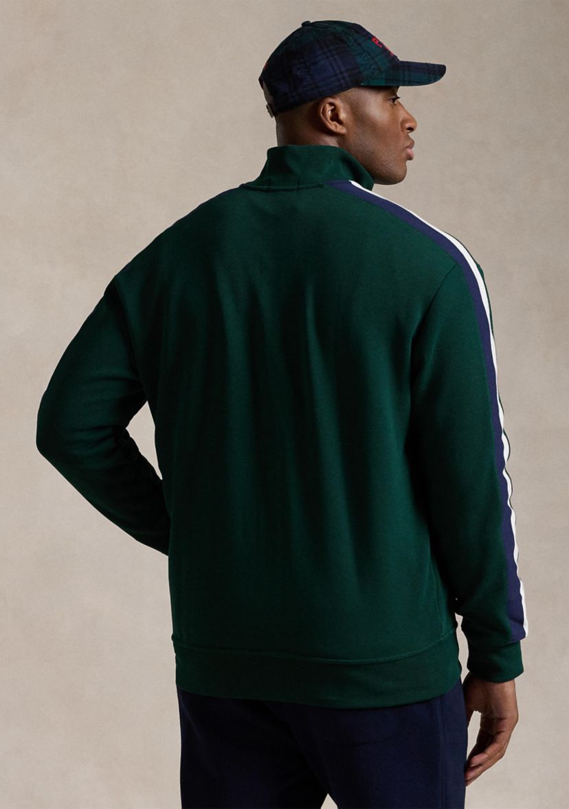 Big & Tall Double Knit Mesh Track Jacket