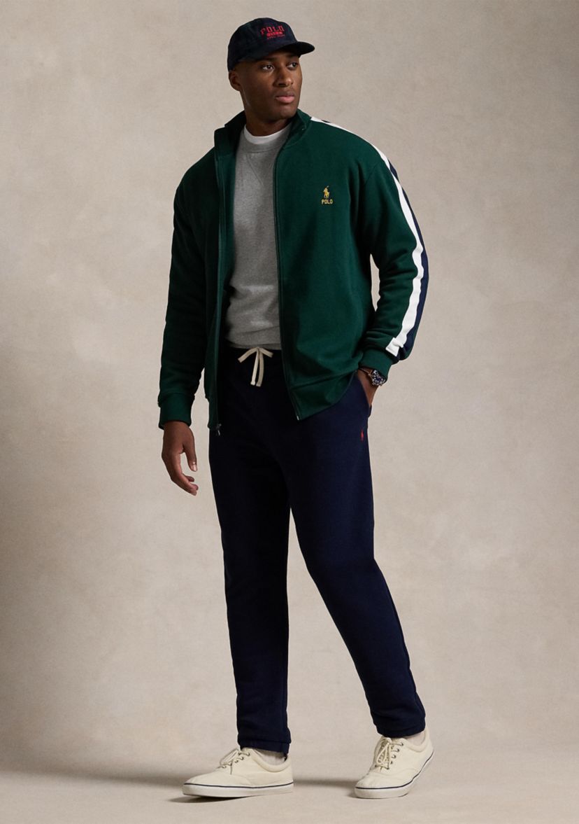 Big & Tall Double Knit Mesh Track Jacket