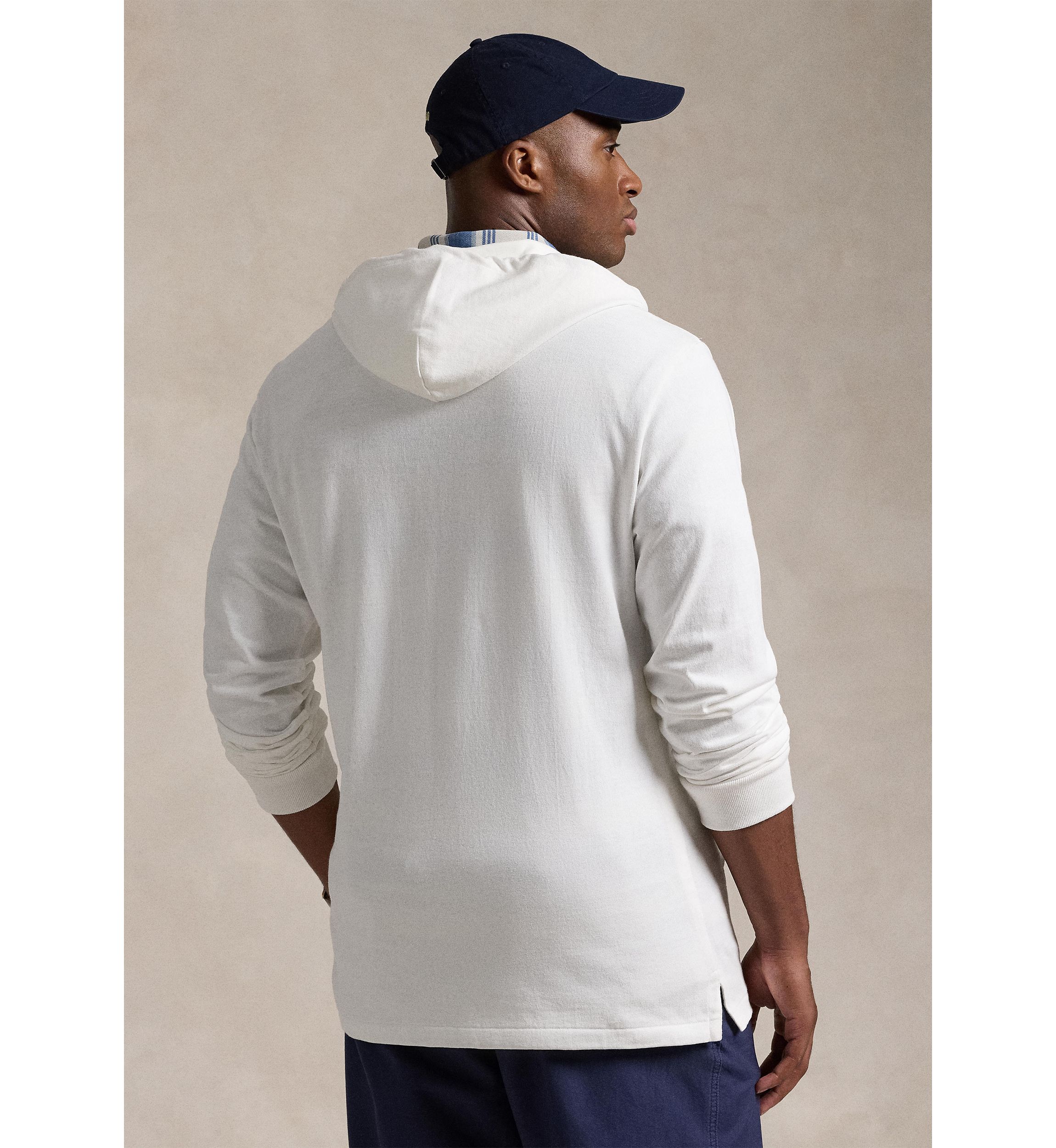 Big & Tall Polo Bear Jersey Rugby Hoodie