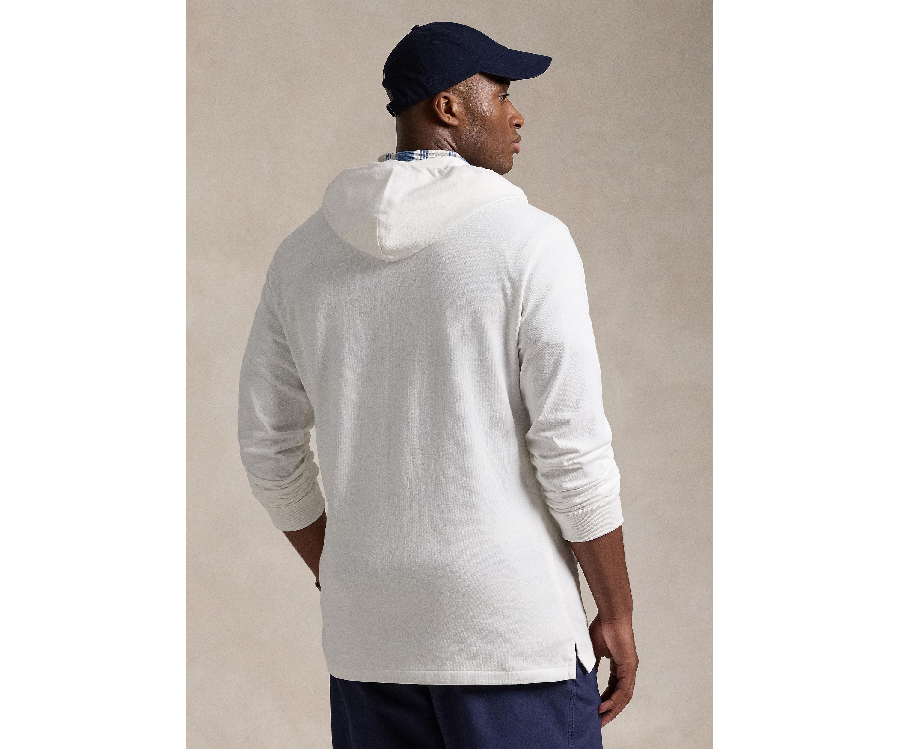 Big & Tall Polo Bear Jersey Rugby Hoodie
