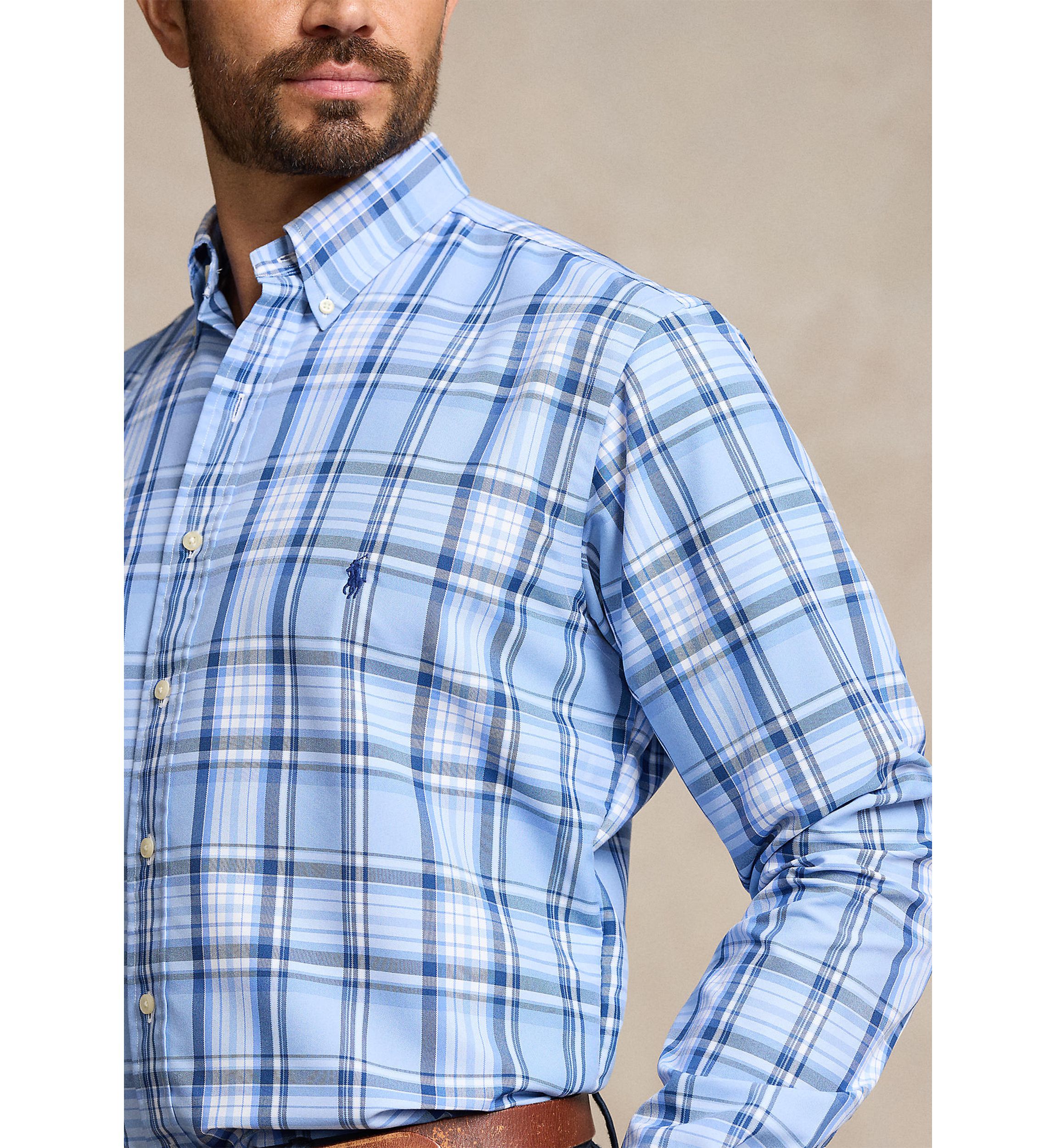 Big & Tall Plaid Oxford Shirt