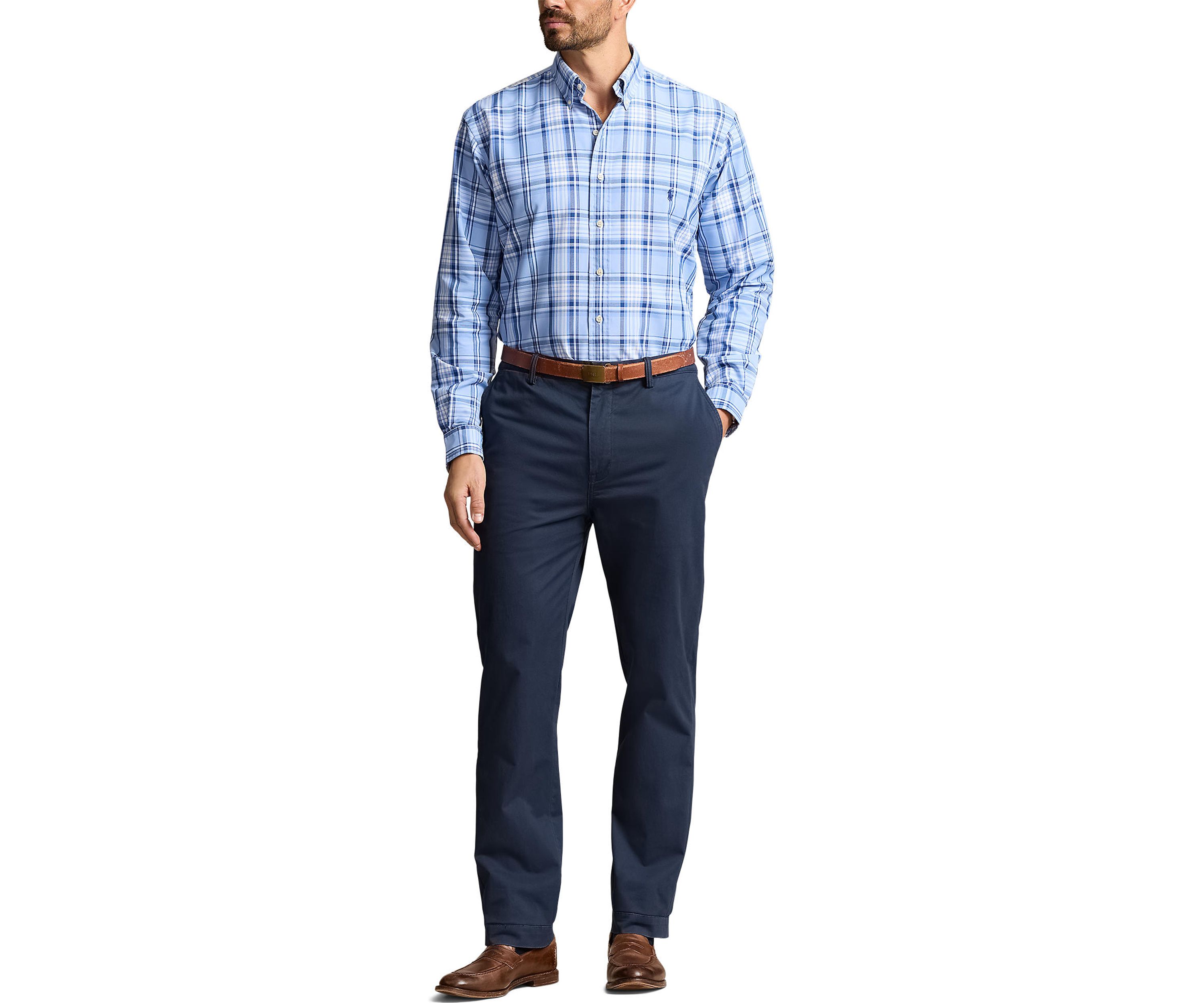 Big & Tall Plaid Oxford Shirt