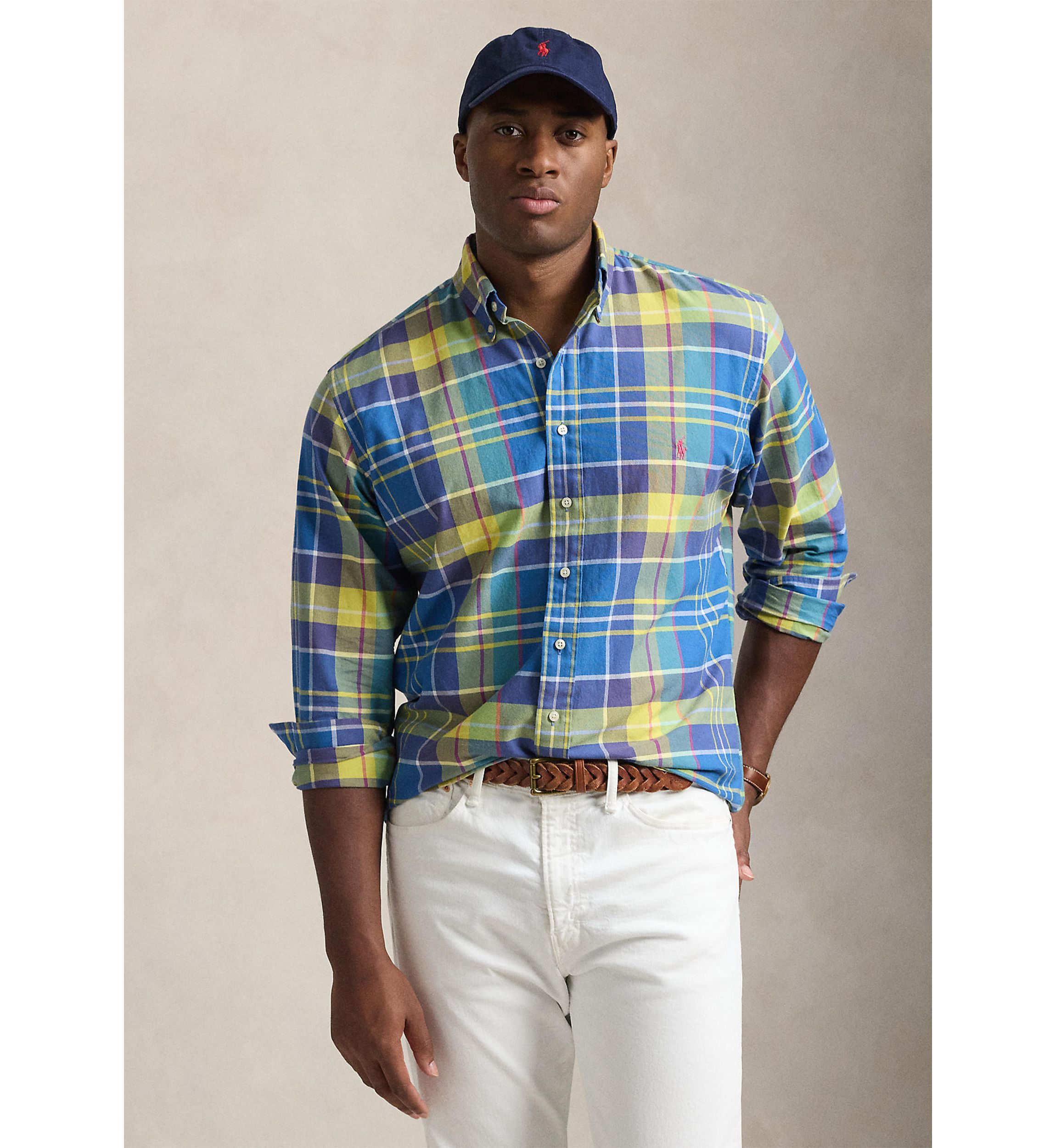 Big & Tall Plaid Oxford Shirt