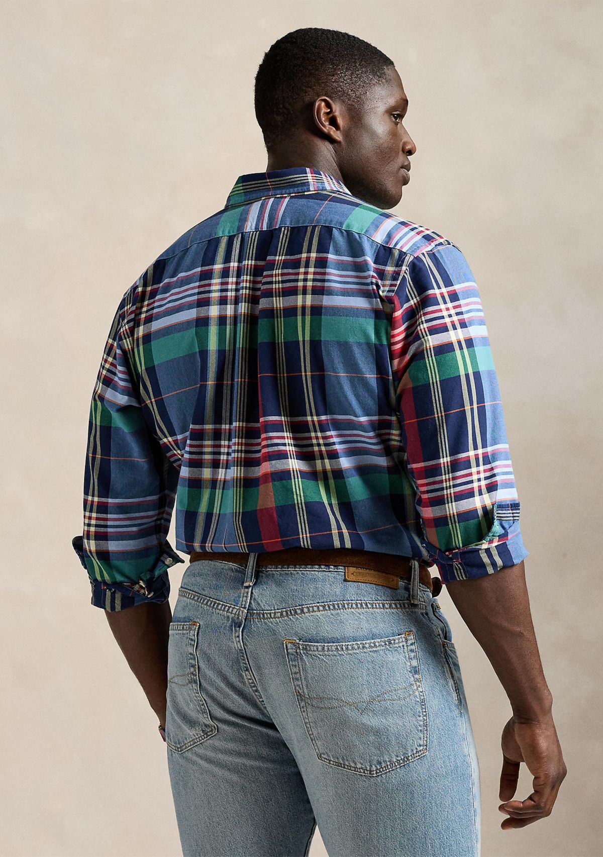 Big & Tall Plaid Oxford Shirt