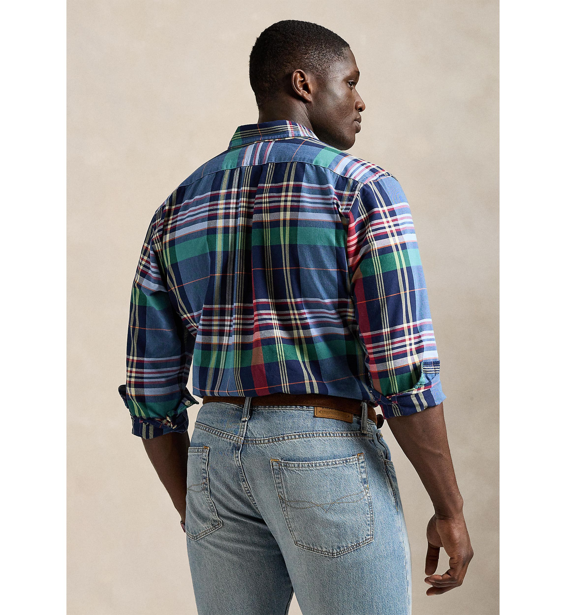 Big & Tall Plaid Oxford Shirt
