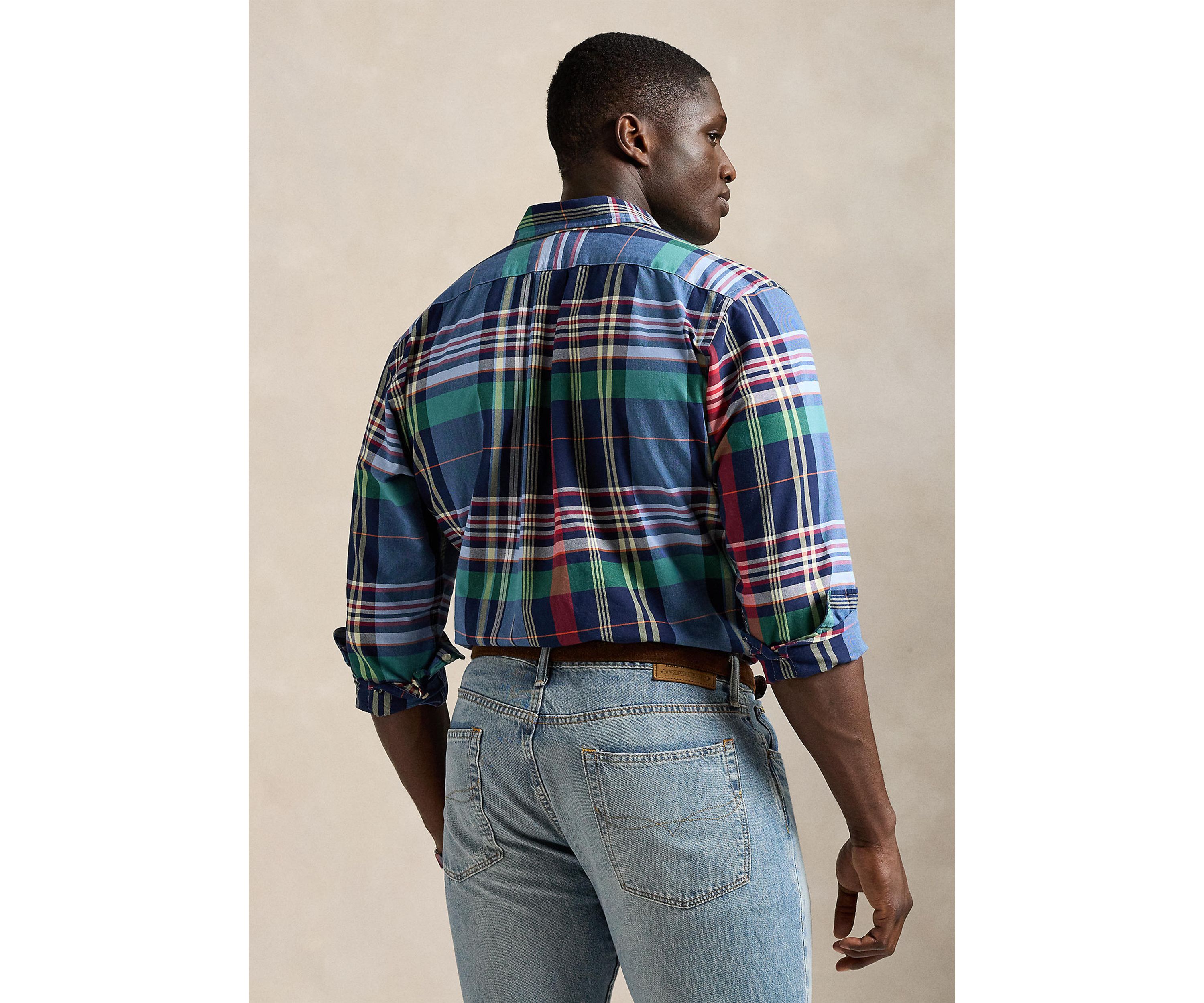 Big & Tall Plaid Oxford Shirt