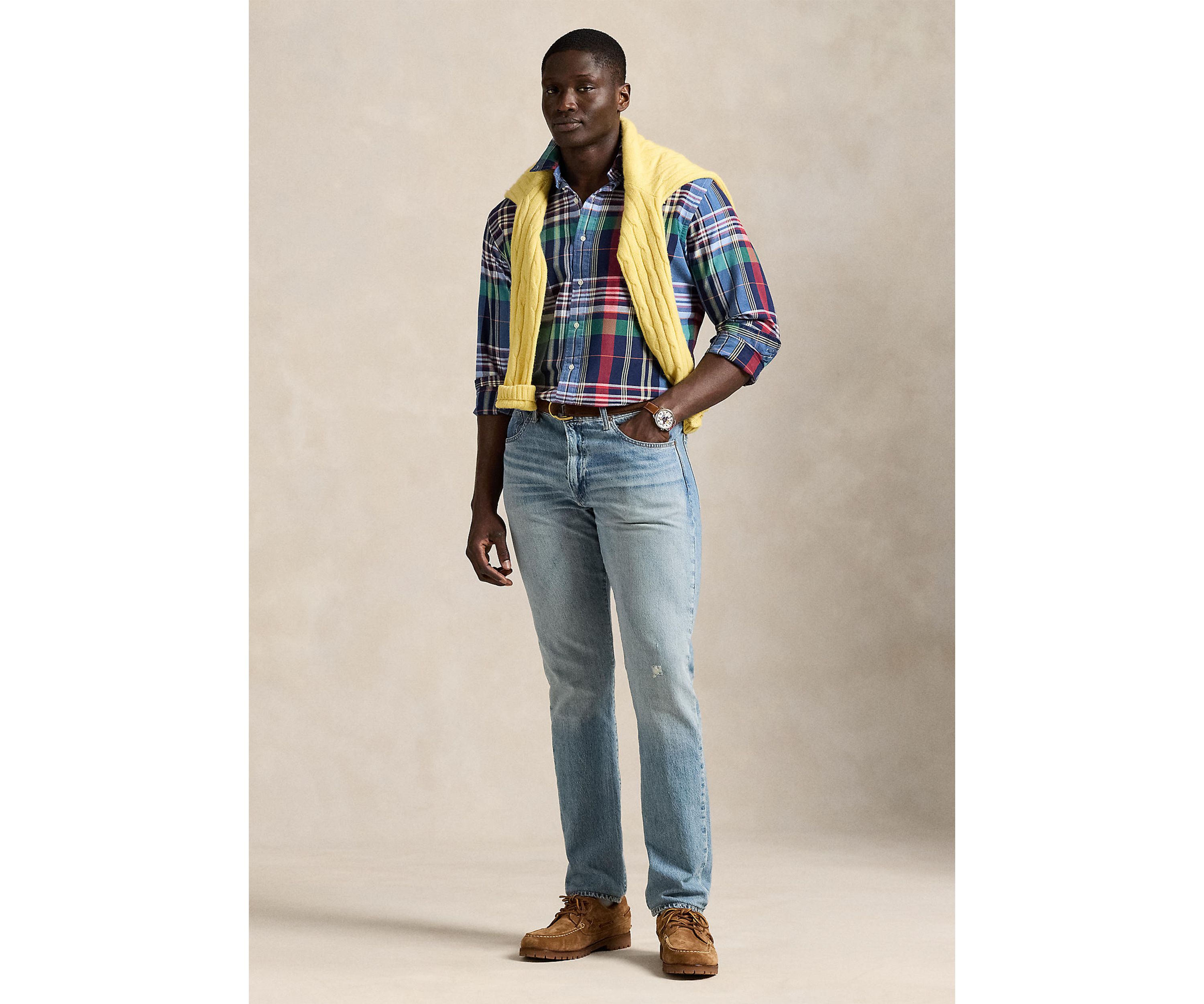 Big & Tall Plaid Oxford Shirt
