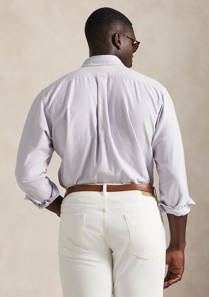 Big & Tall Striped Oxford Shirt