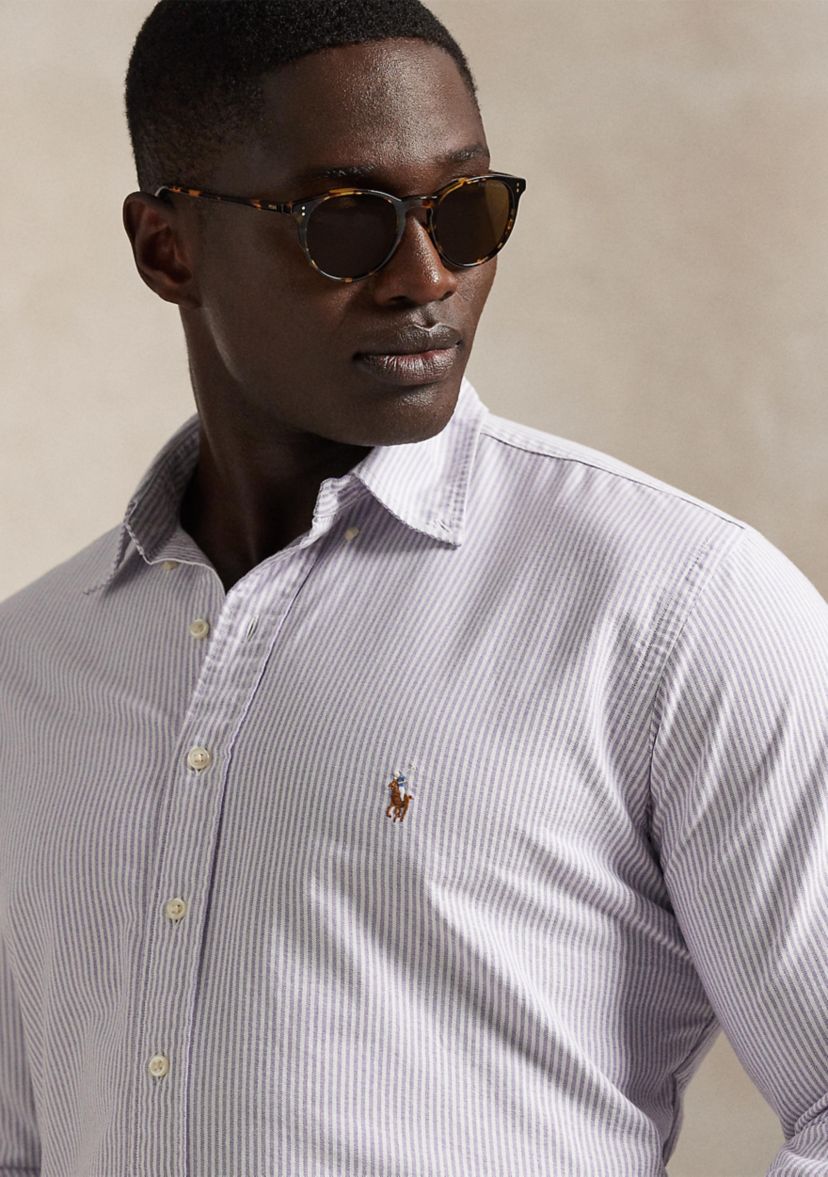 Big & Tall Striped Oxford Shirt