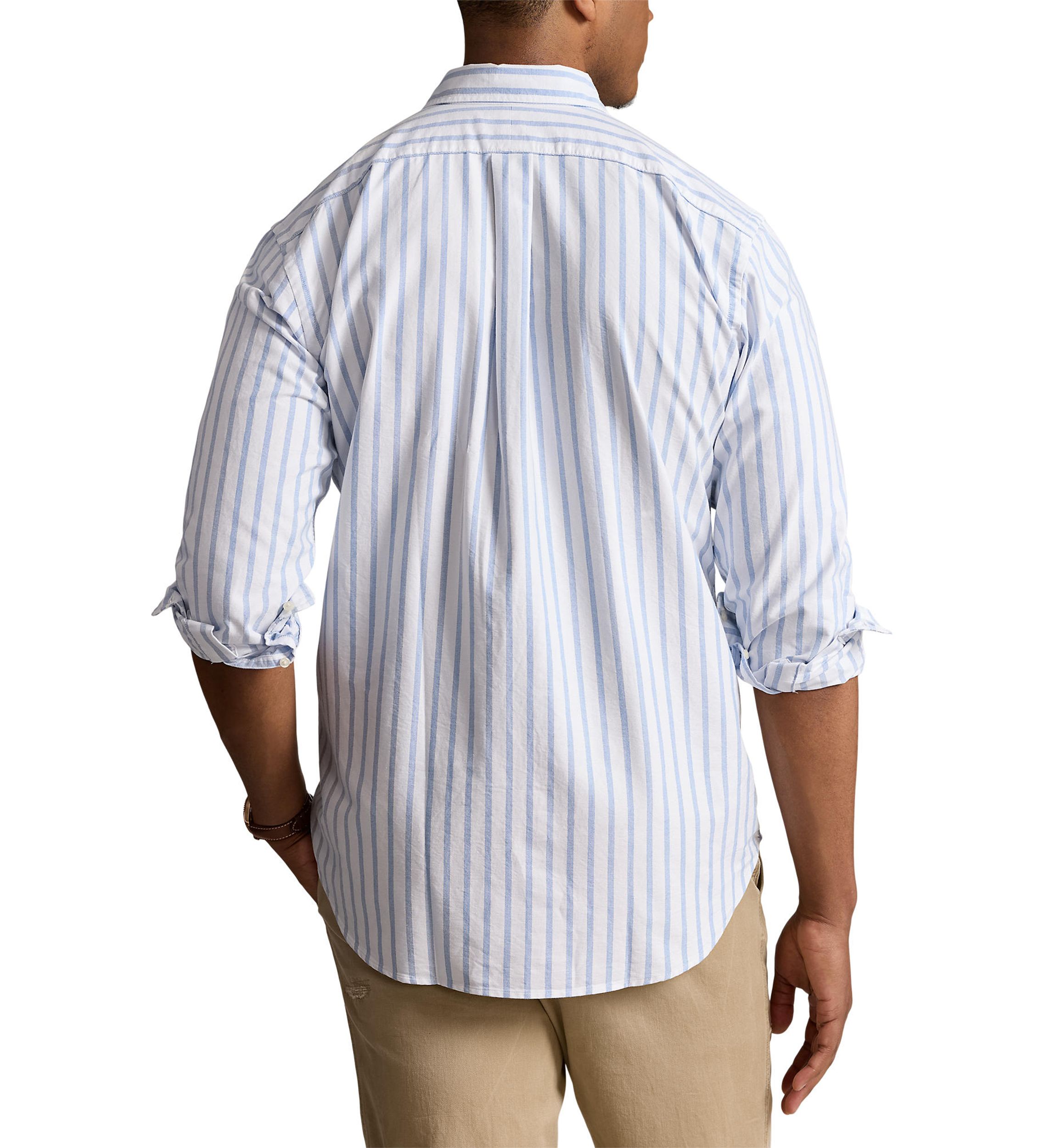 Big & Tall Striped Oxford Shirt