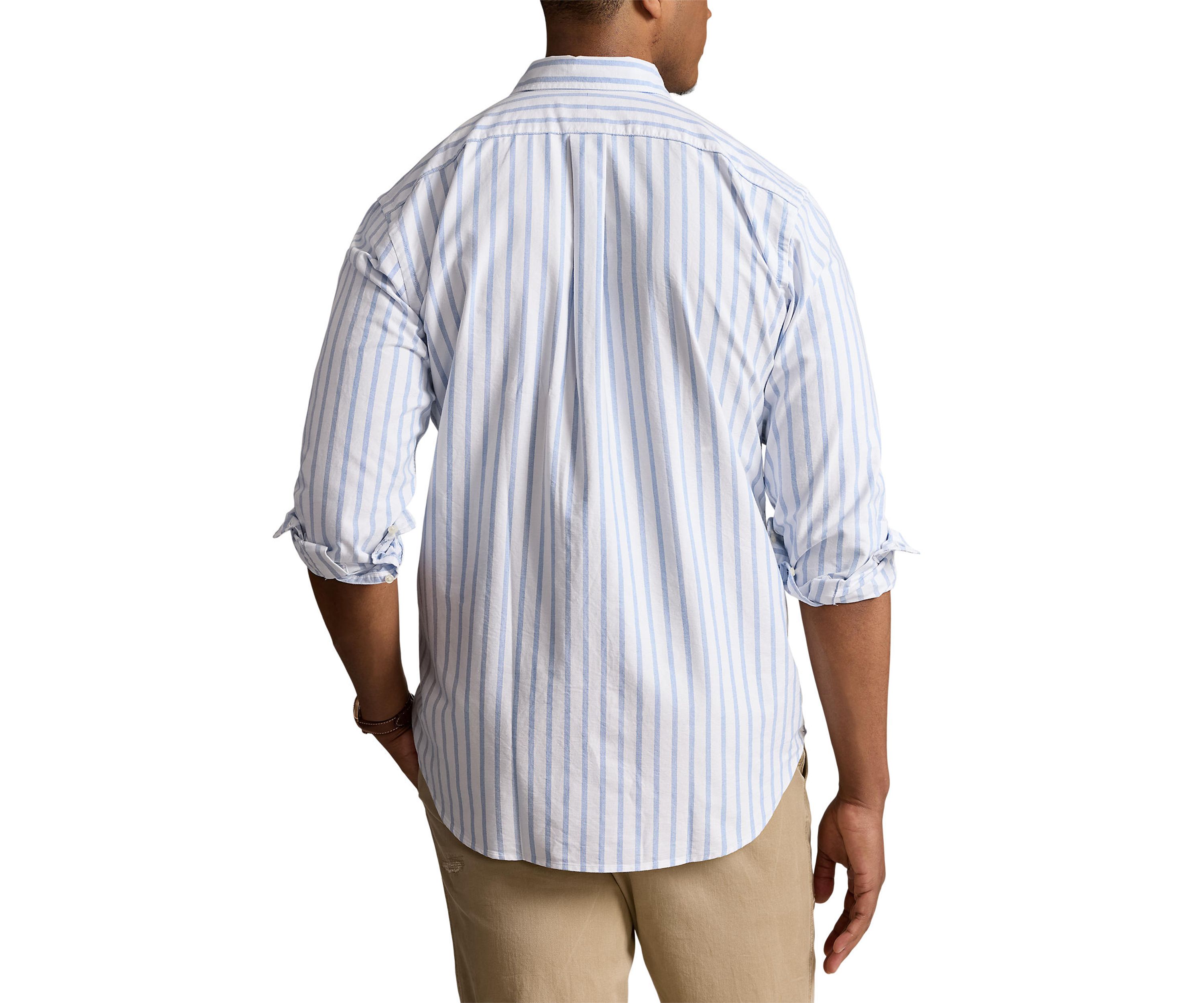 Big & Tall Striped Oxford Shirt
