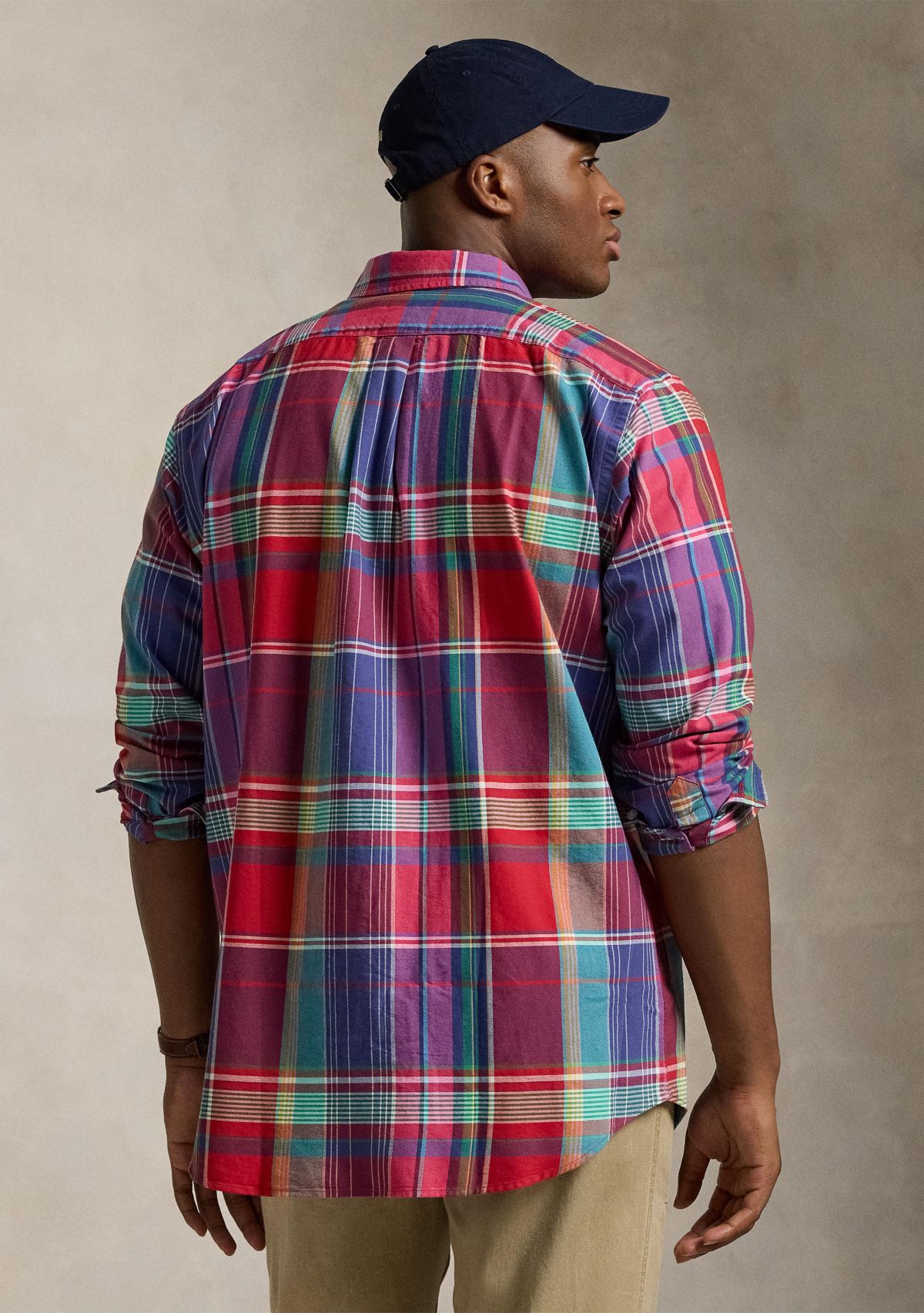 Big & Tall Striped Oxford Shirt