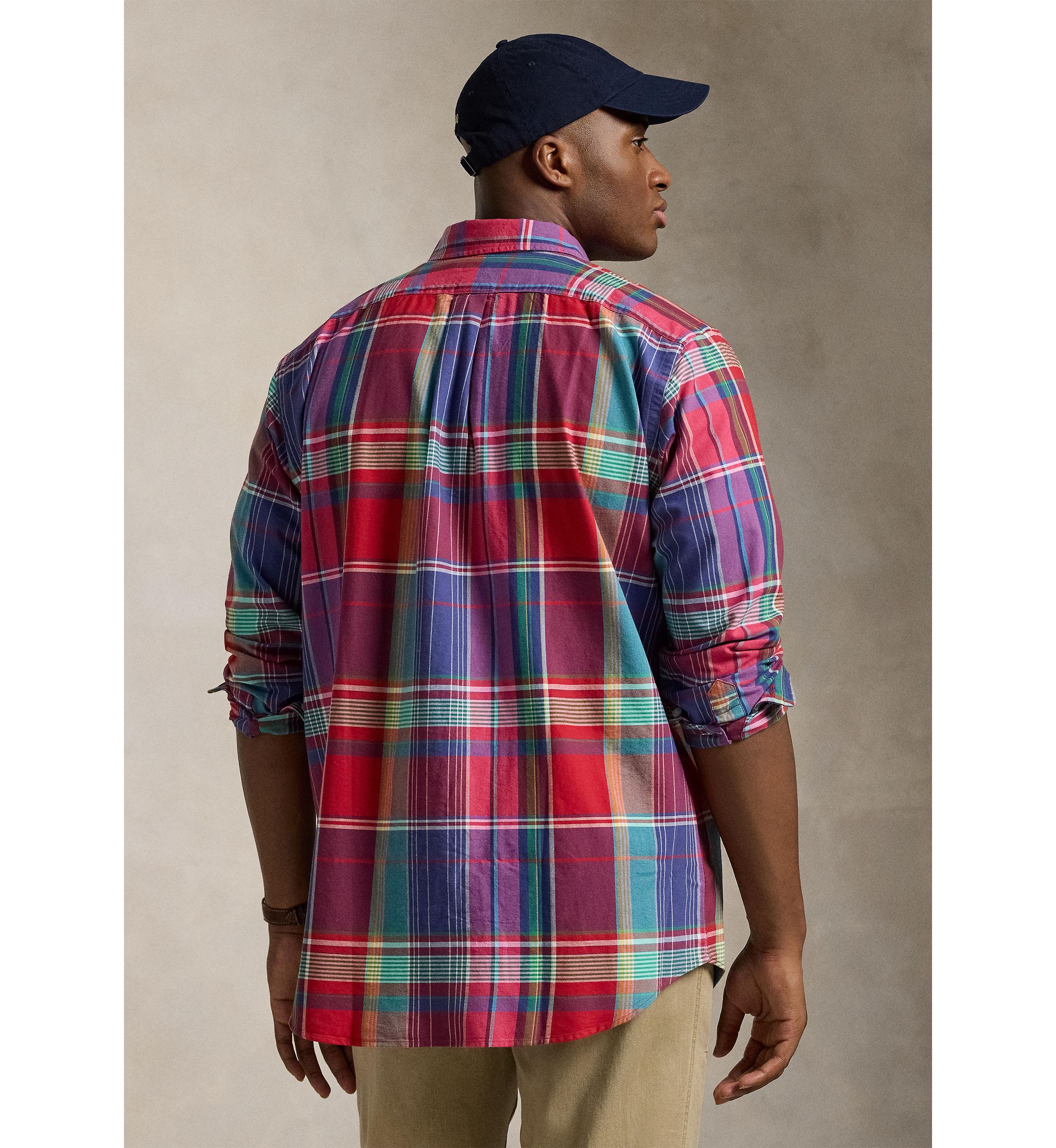 Big & Tall Striped Oxford Shirt