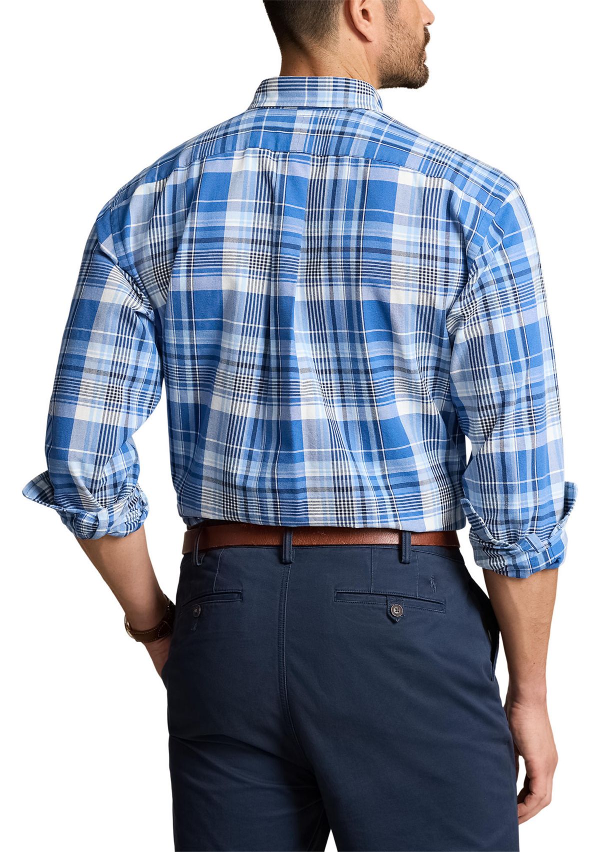 Big & Tall Plaid Oxford Shirt