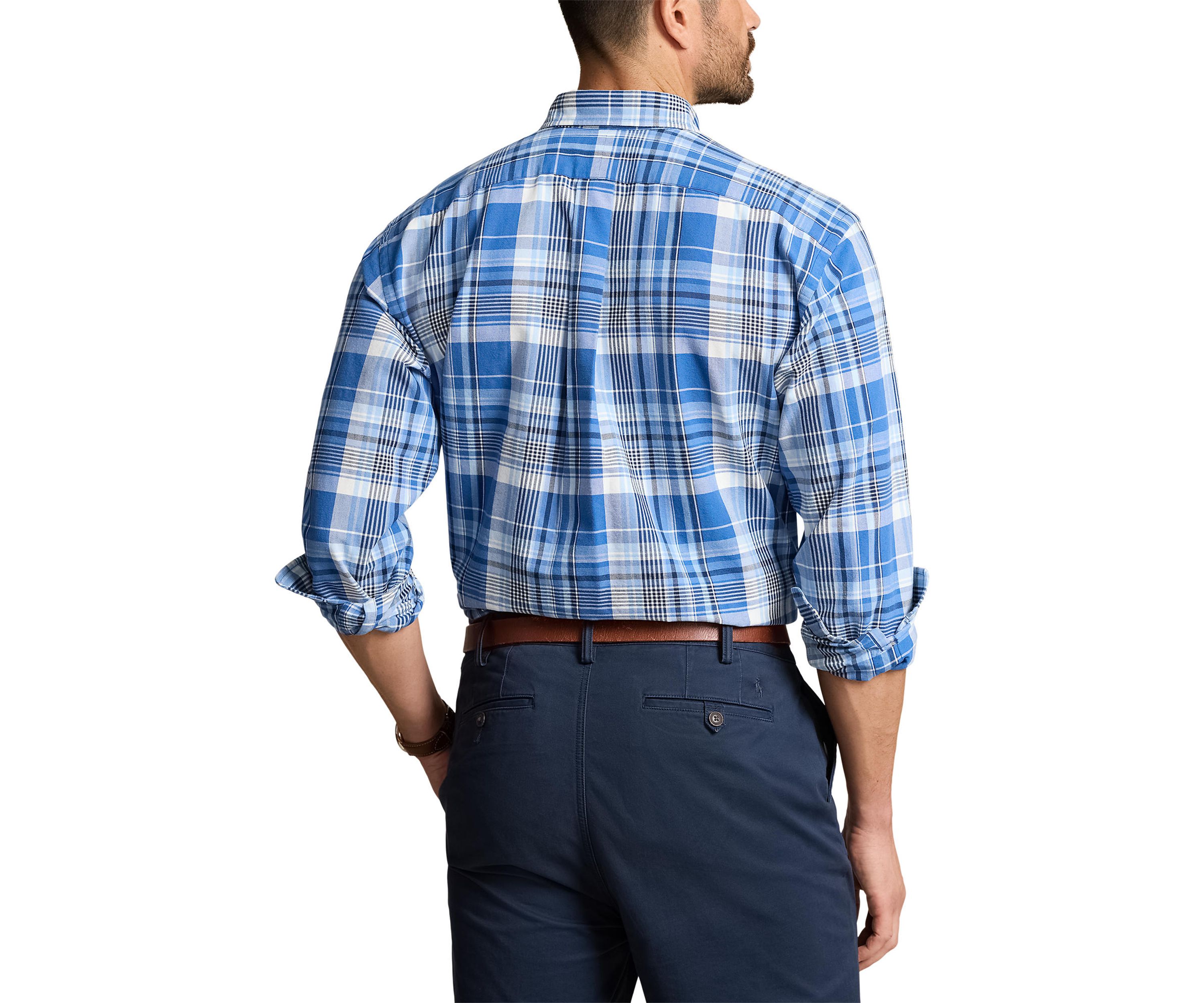 Big & Tall Plaid Oxford Shirt