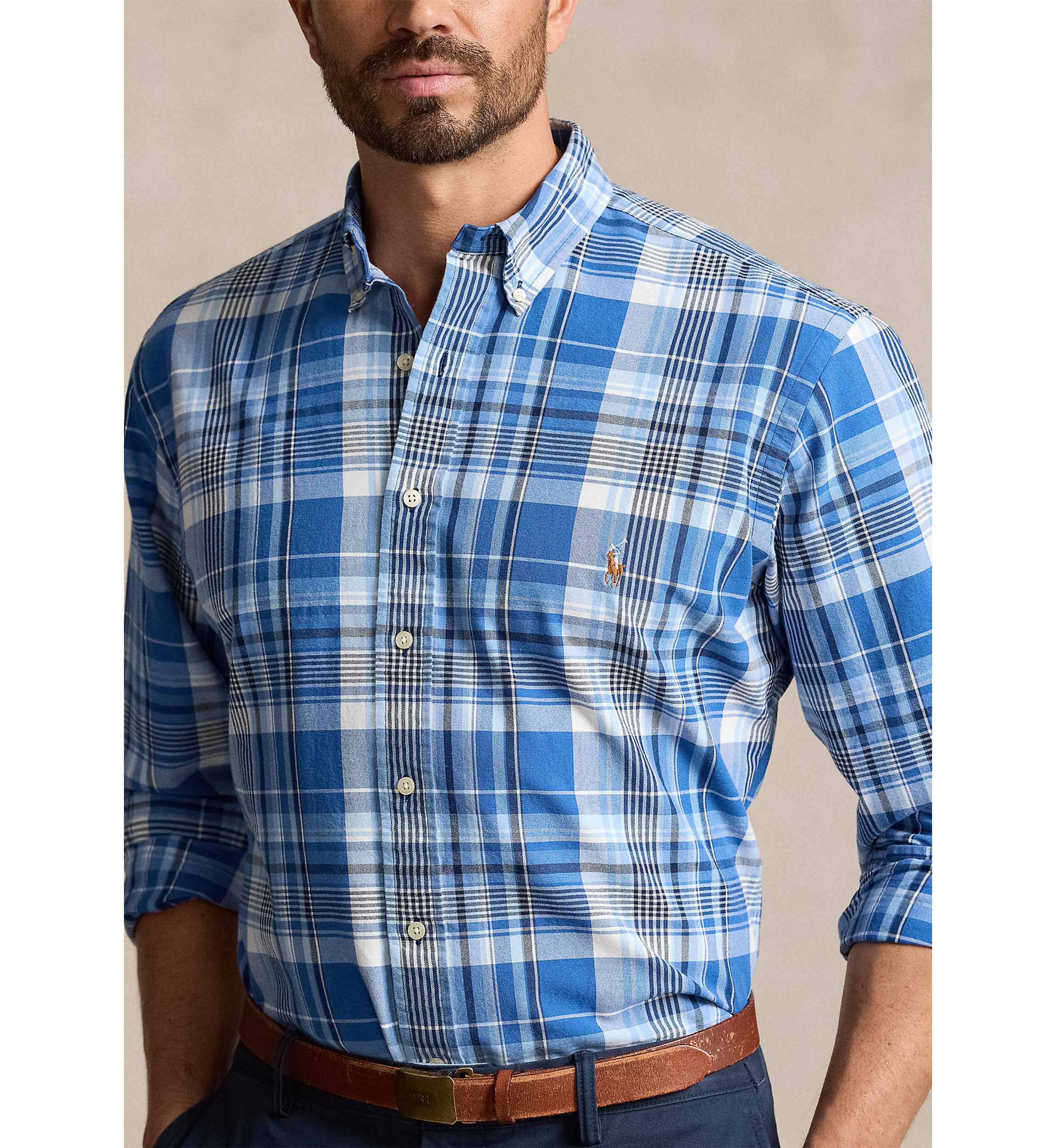 Big & Tall Plaid Oxford Shirt