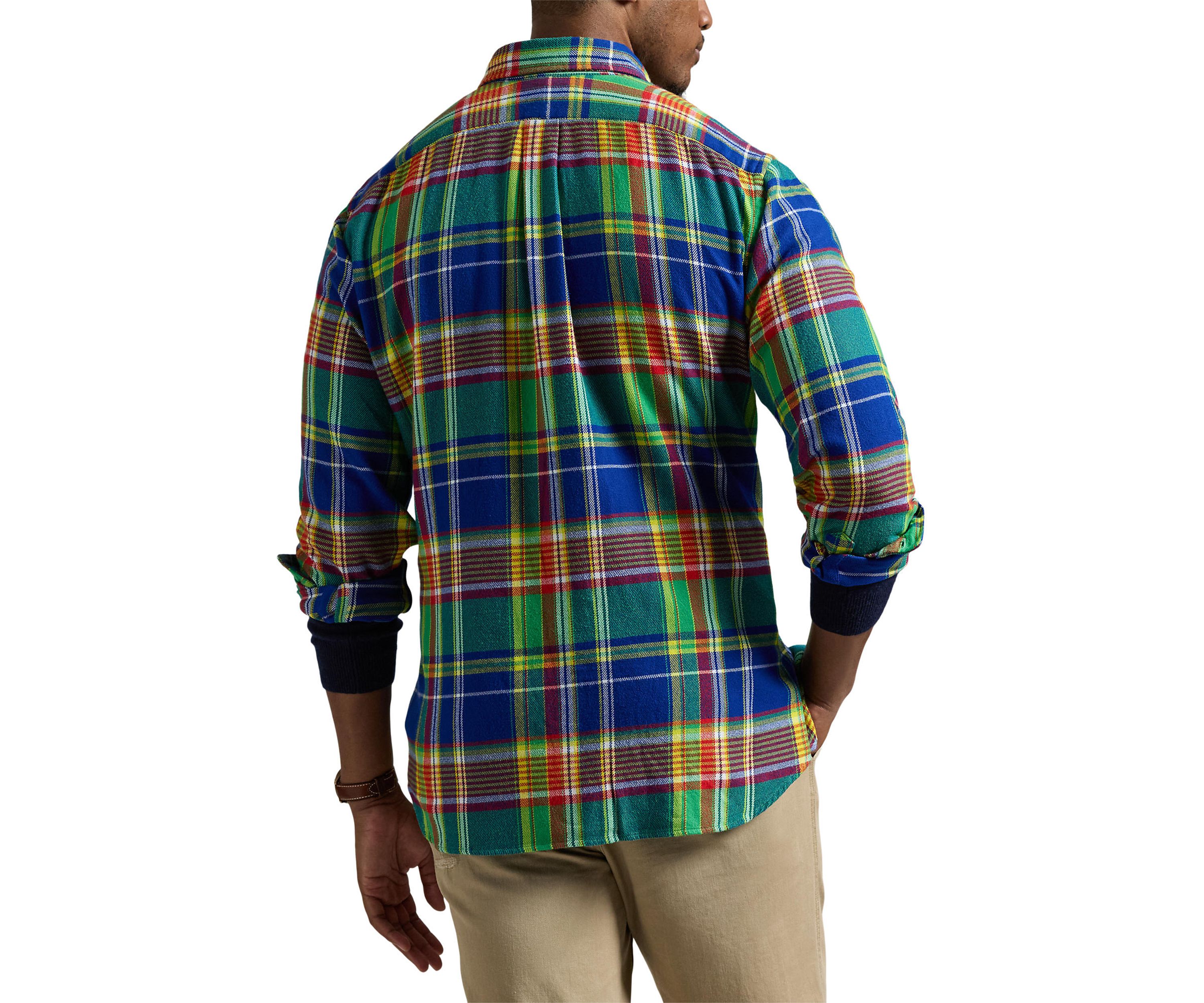 Big & Tall Plaid Brushed Flannel Shirt