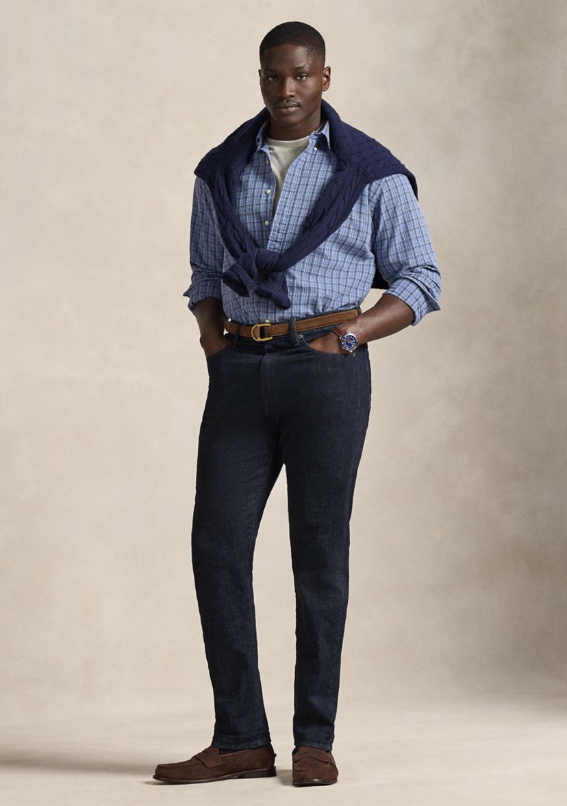 Big & Tall Plaid Brushed Oxford Shirt