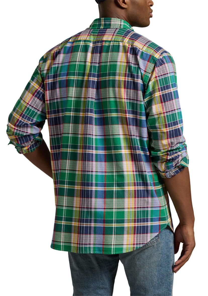Big & Tall Plaid Oxford Shirt