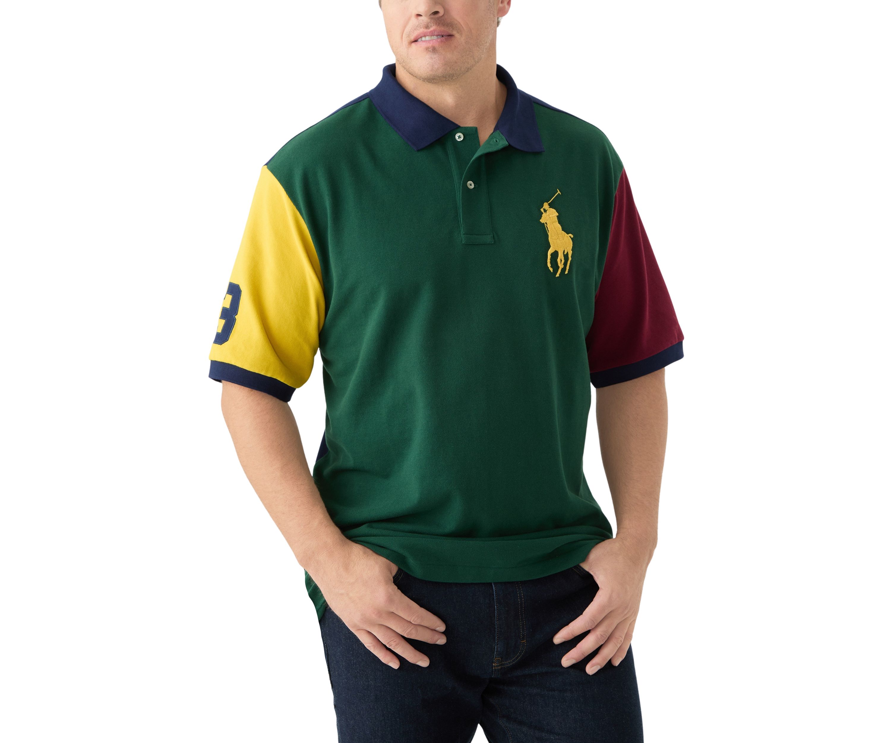 Big & Tall Big Pony Mesh Polo Shirt
