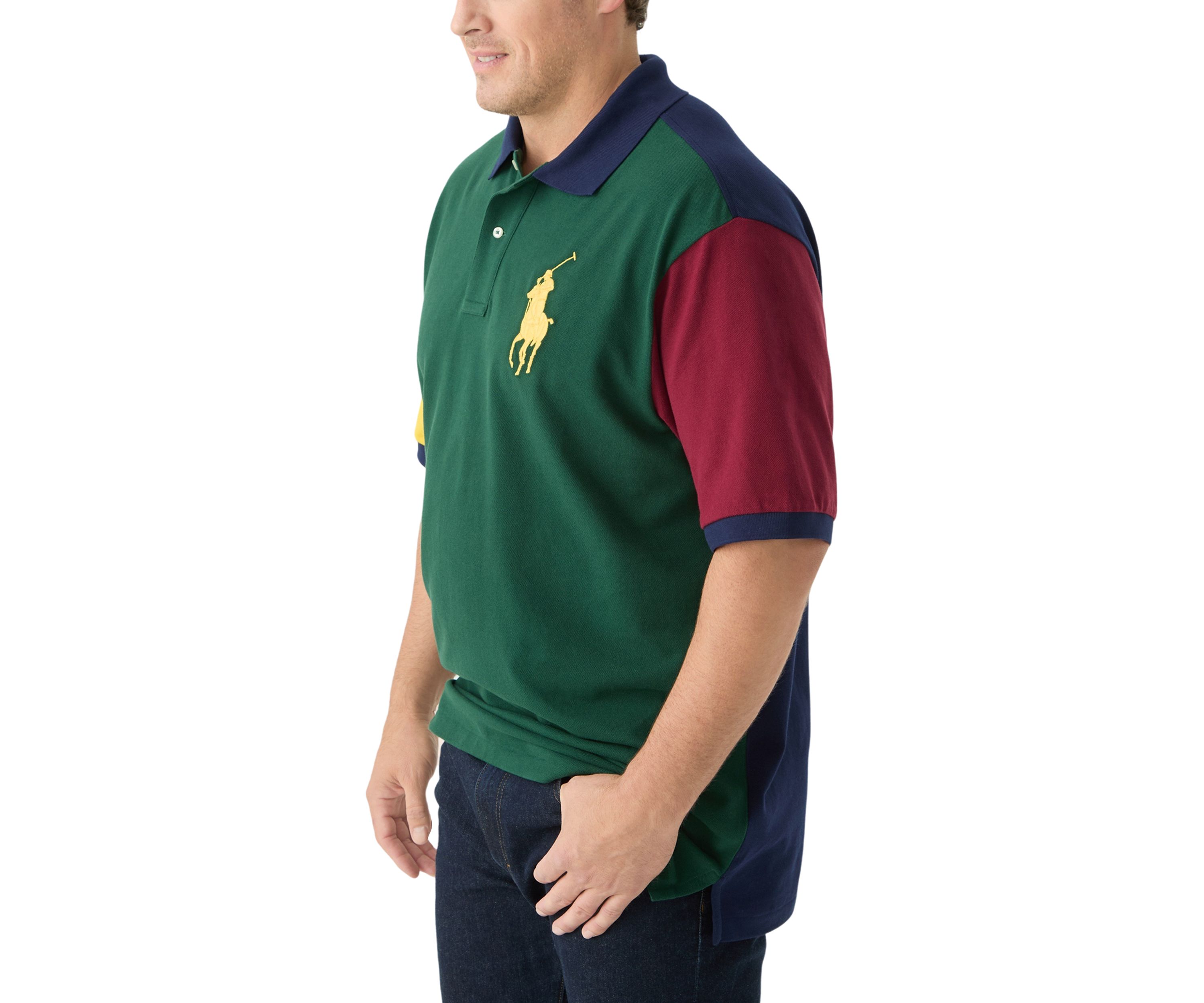 Big & Tall Big Pony Mesh Polo Shirt