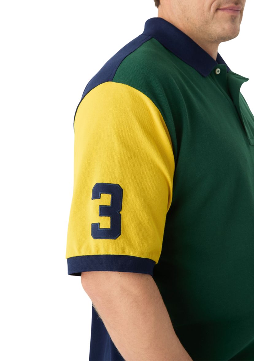 Big & Tall Big Pony Mesh Polo Shirt