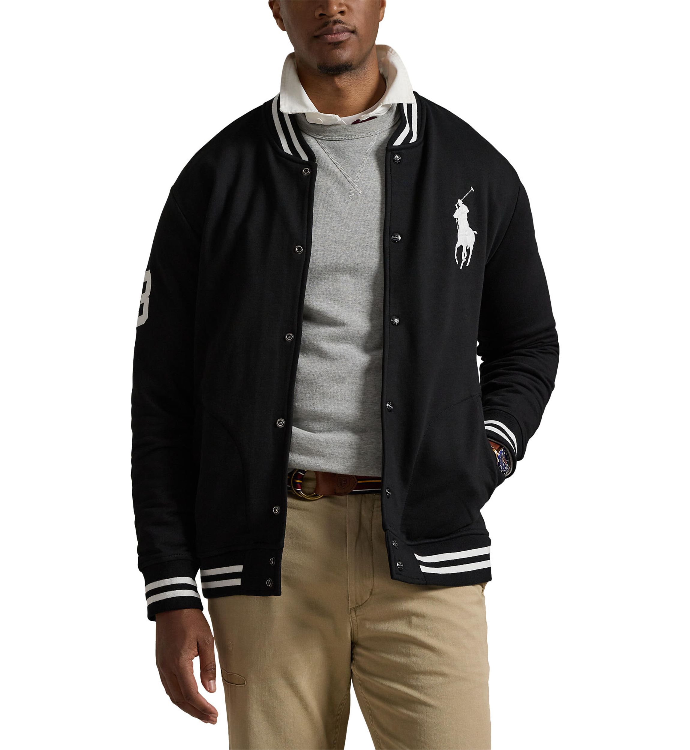 Polo Ralph Lauren Big & Tall Big Pony Fleece Baseball Jacket | Belk
