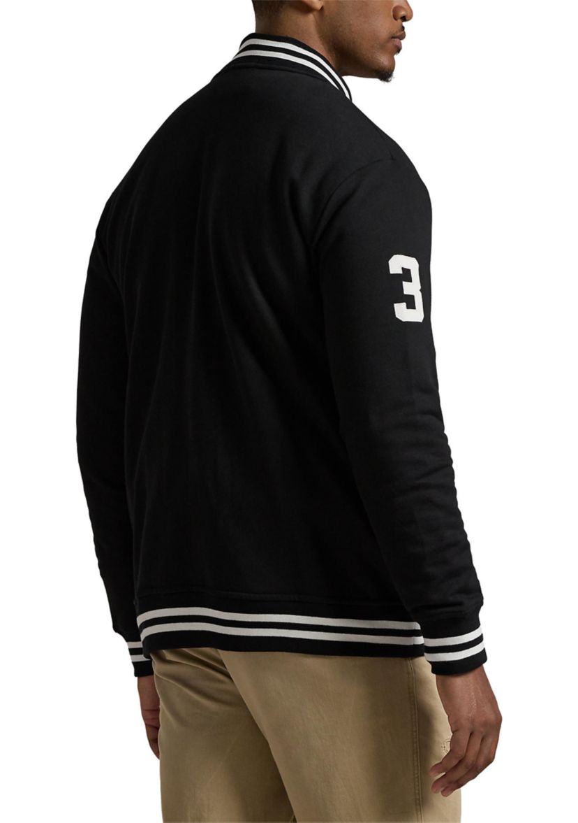 Big & Tall Big Pony Fleece Baseball Jacket