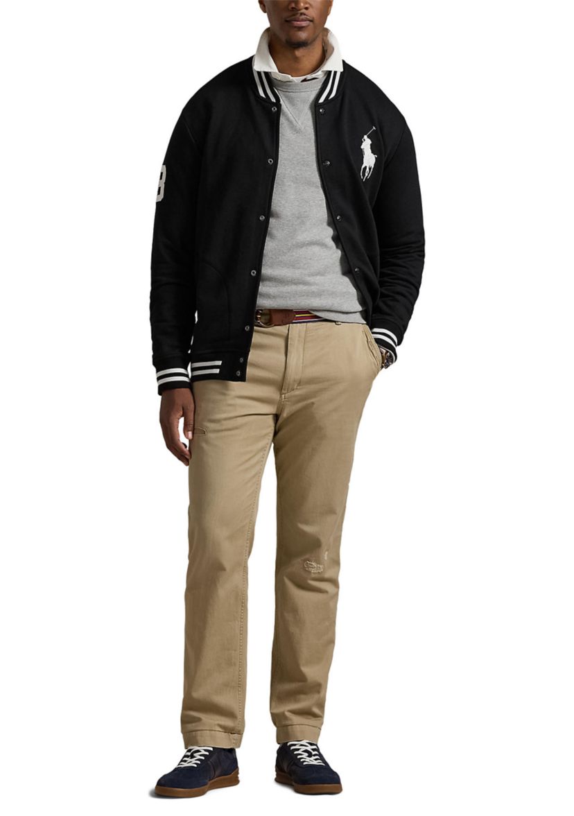 Big & Tall Big Pony Fleece Baseball Jacket