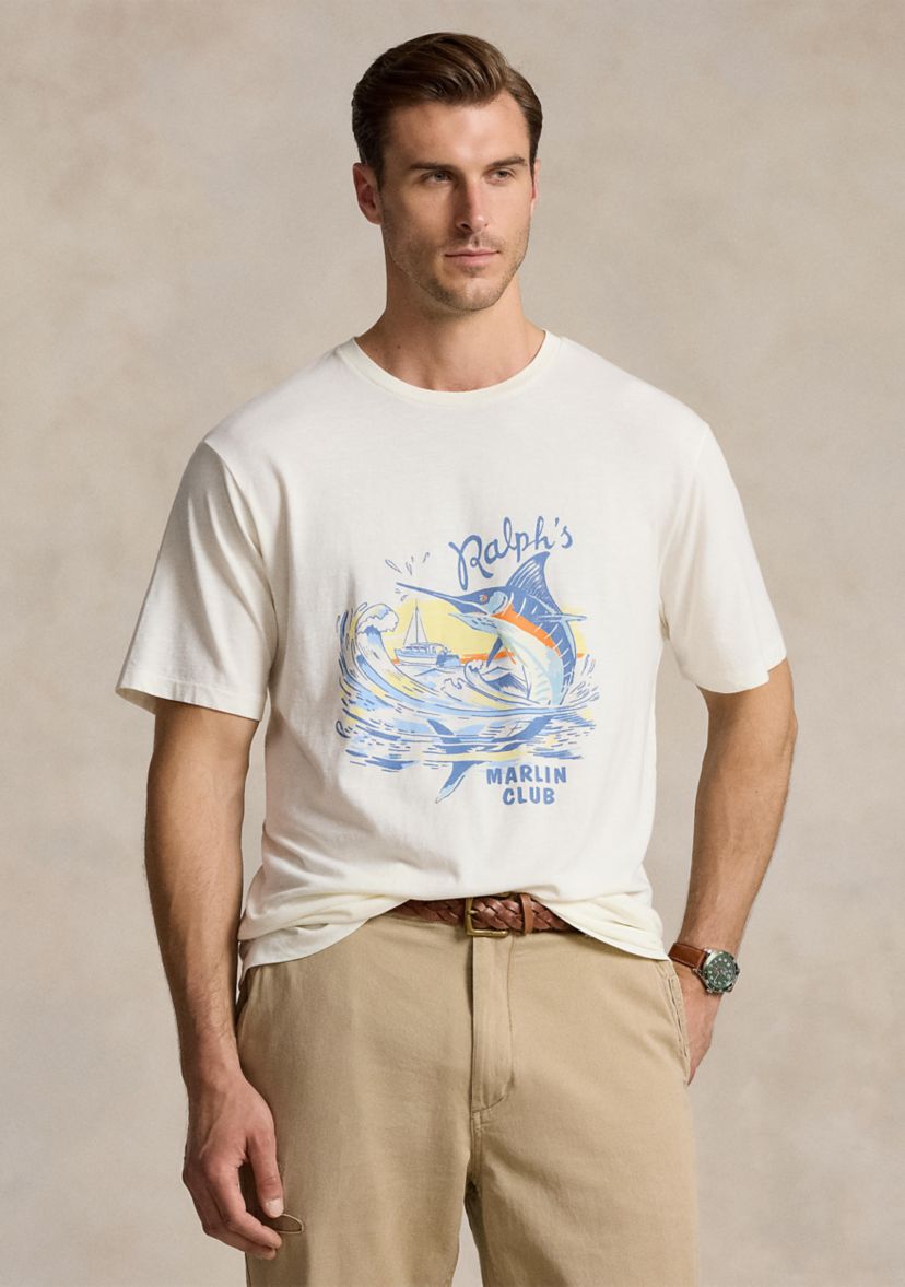 Big & Tall Slub Jersey Graphic T-Shirt