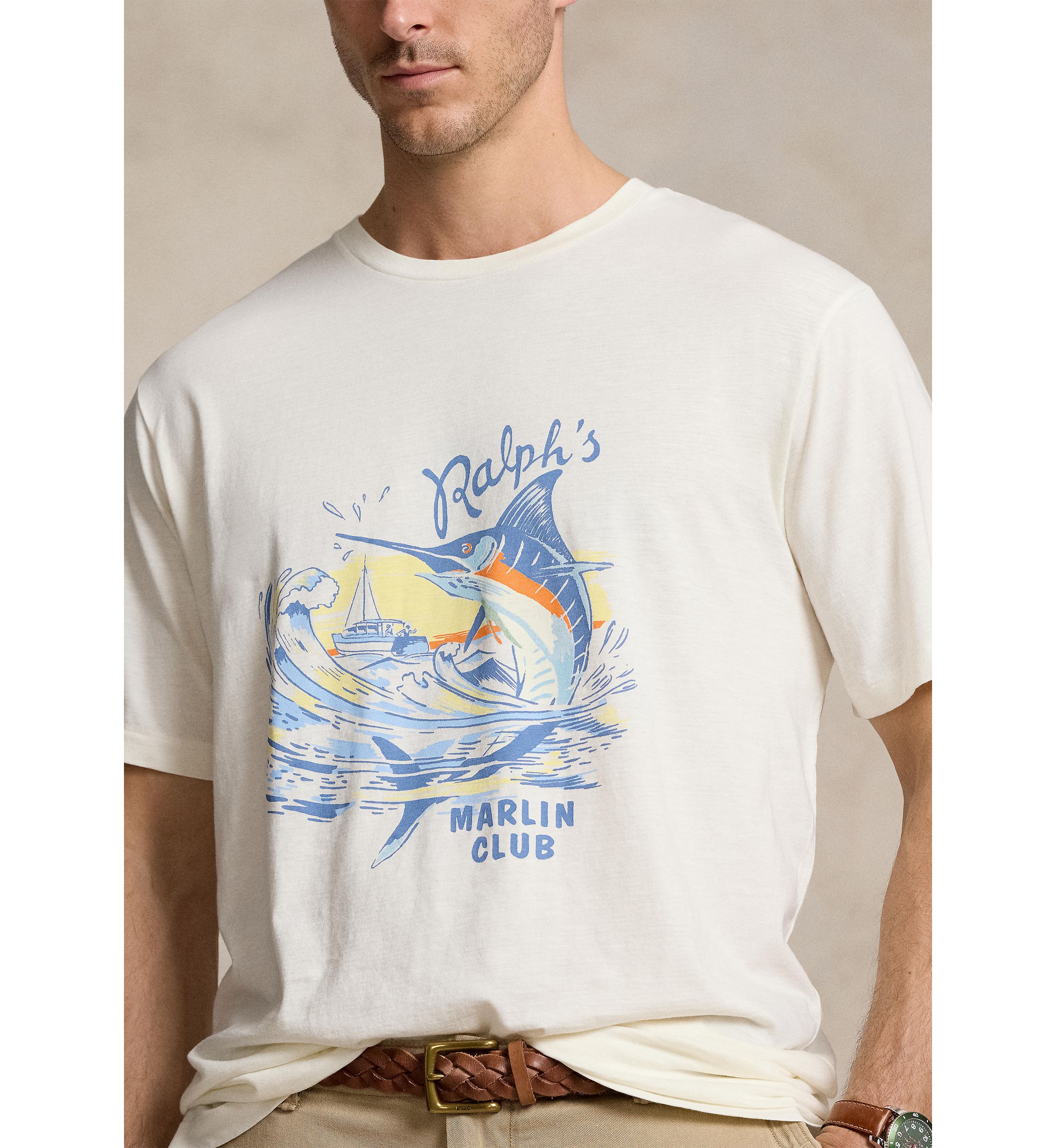 Big & Tall Slub Jersey Graphic T-Shirt
