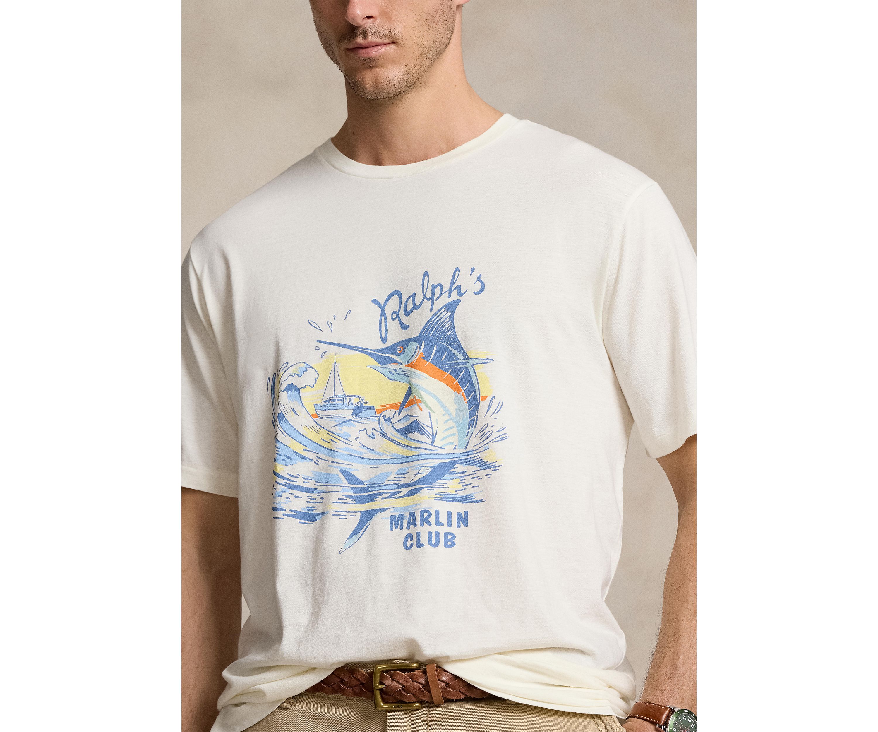 Big & Tall Slub Jersey Graphic T-Shirt