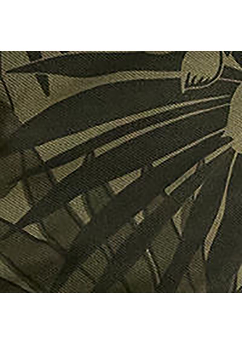 Big & Tall Palm-Camo Mesh Polo Shirt