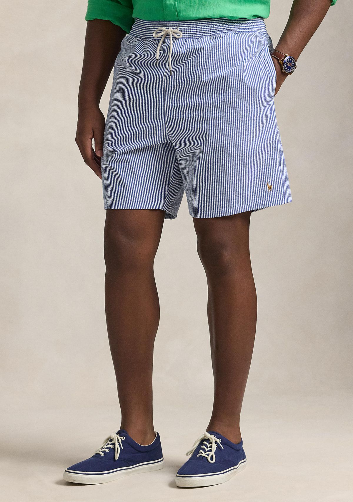 Big & Tall Printed Swim Trunks