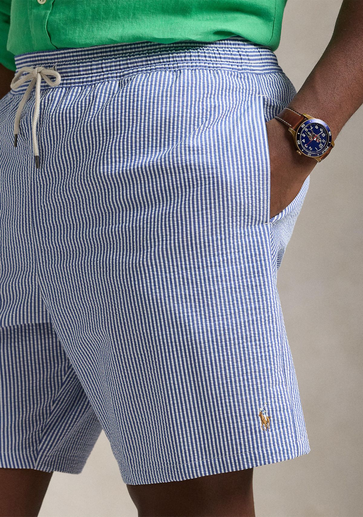 Big & Tall Printed Swim Trunks