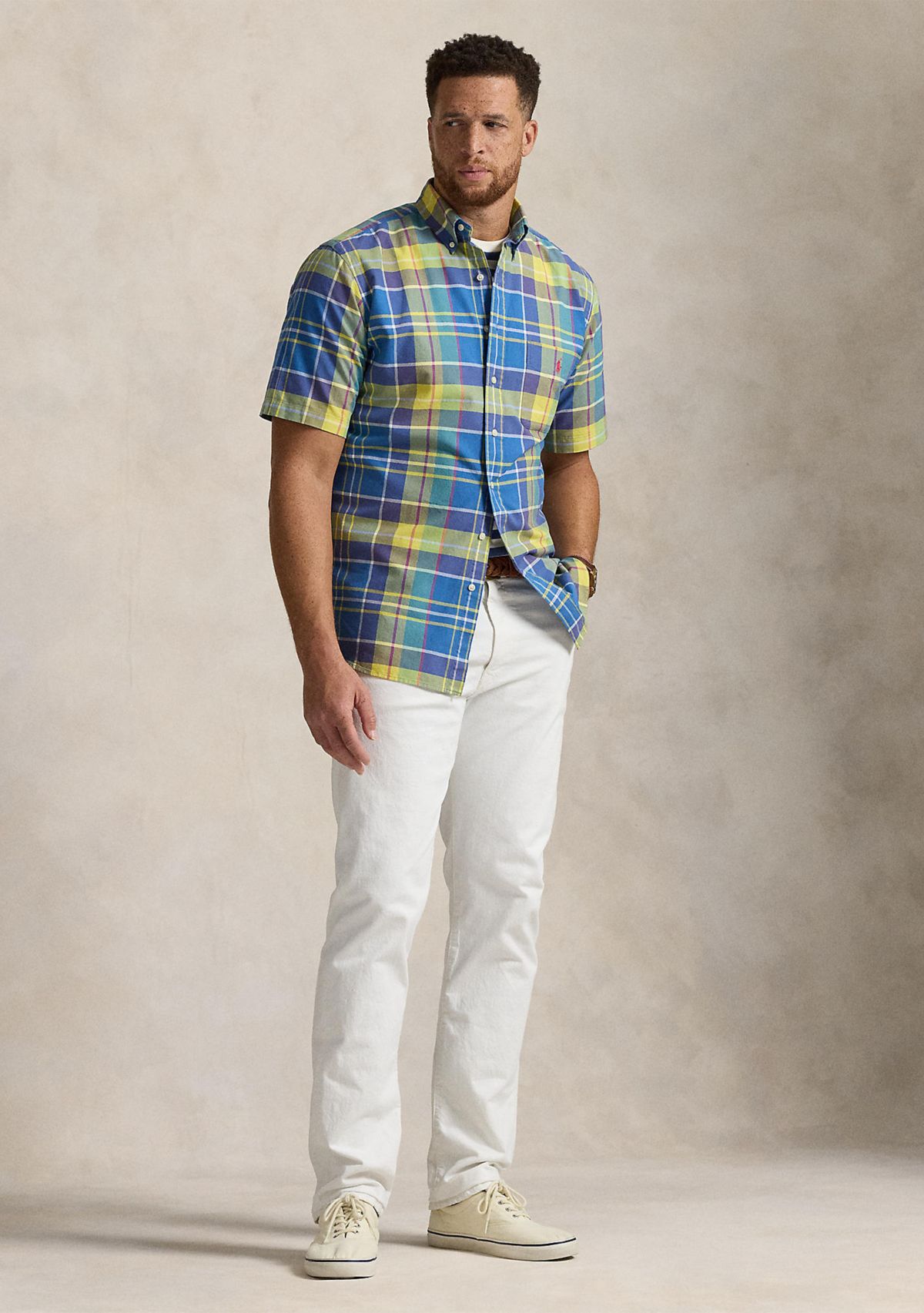 Big & Tall Plaid Oxford Shirt