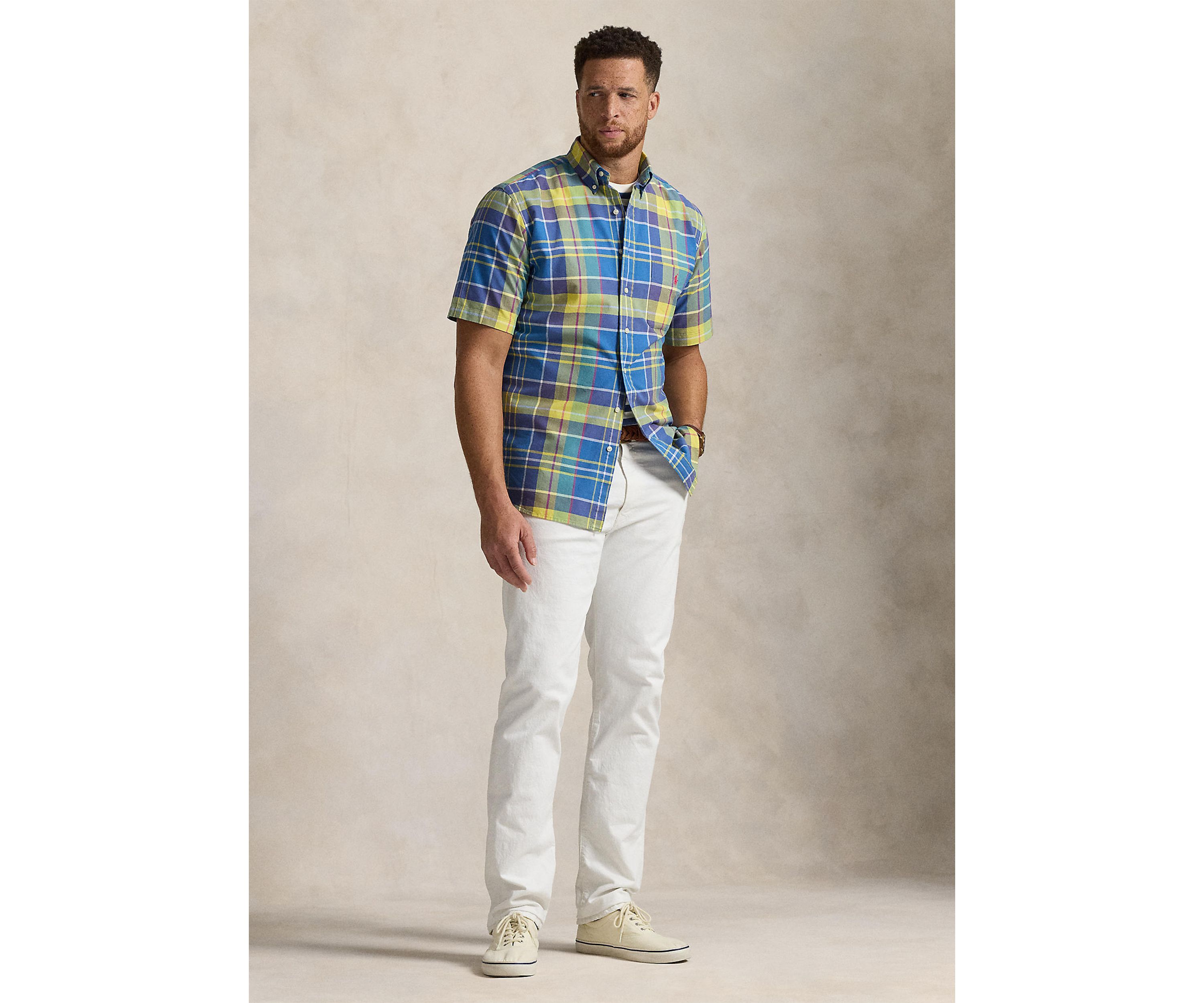 Big & Tall Plaid Oxford Shirt