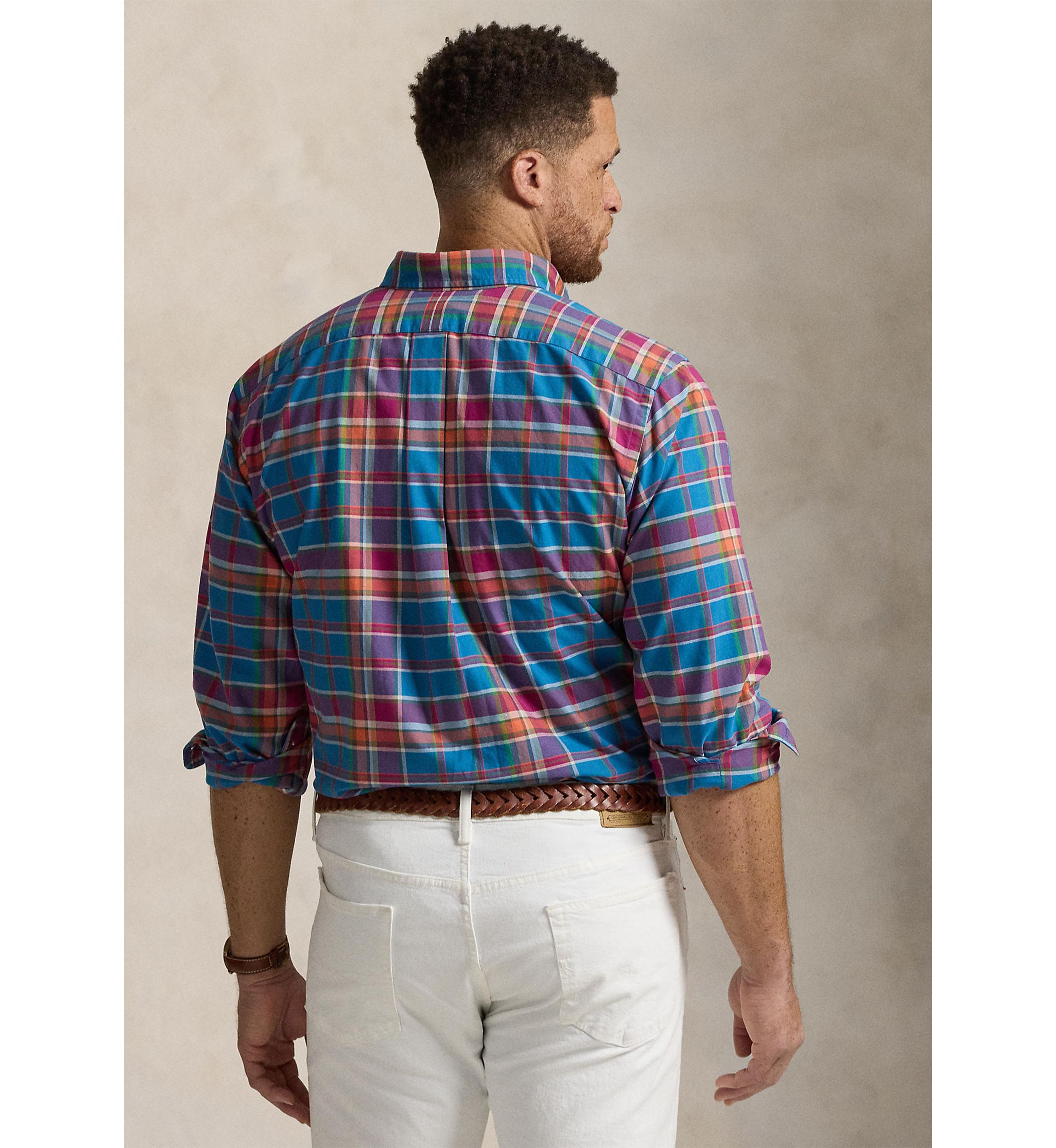 Big & Tall Plaid Oxford Shirt