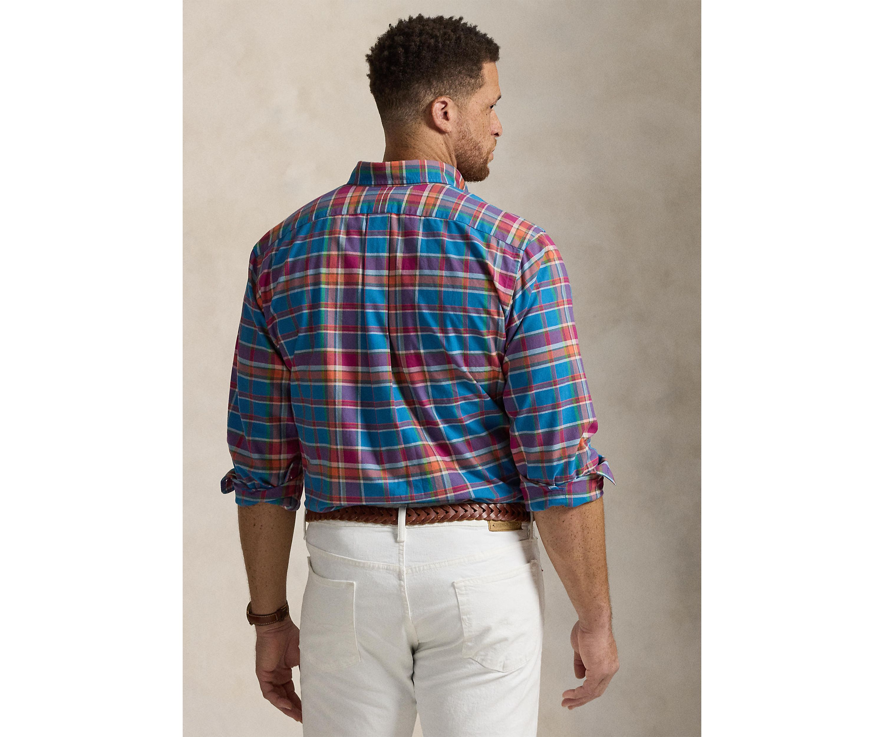 Big & Tall Plaid Oxford Shirt