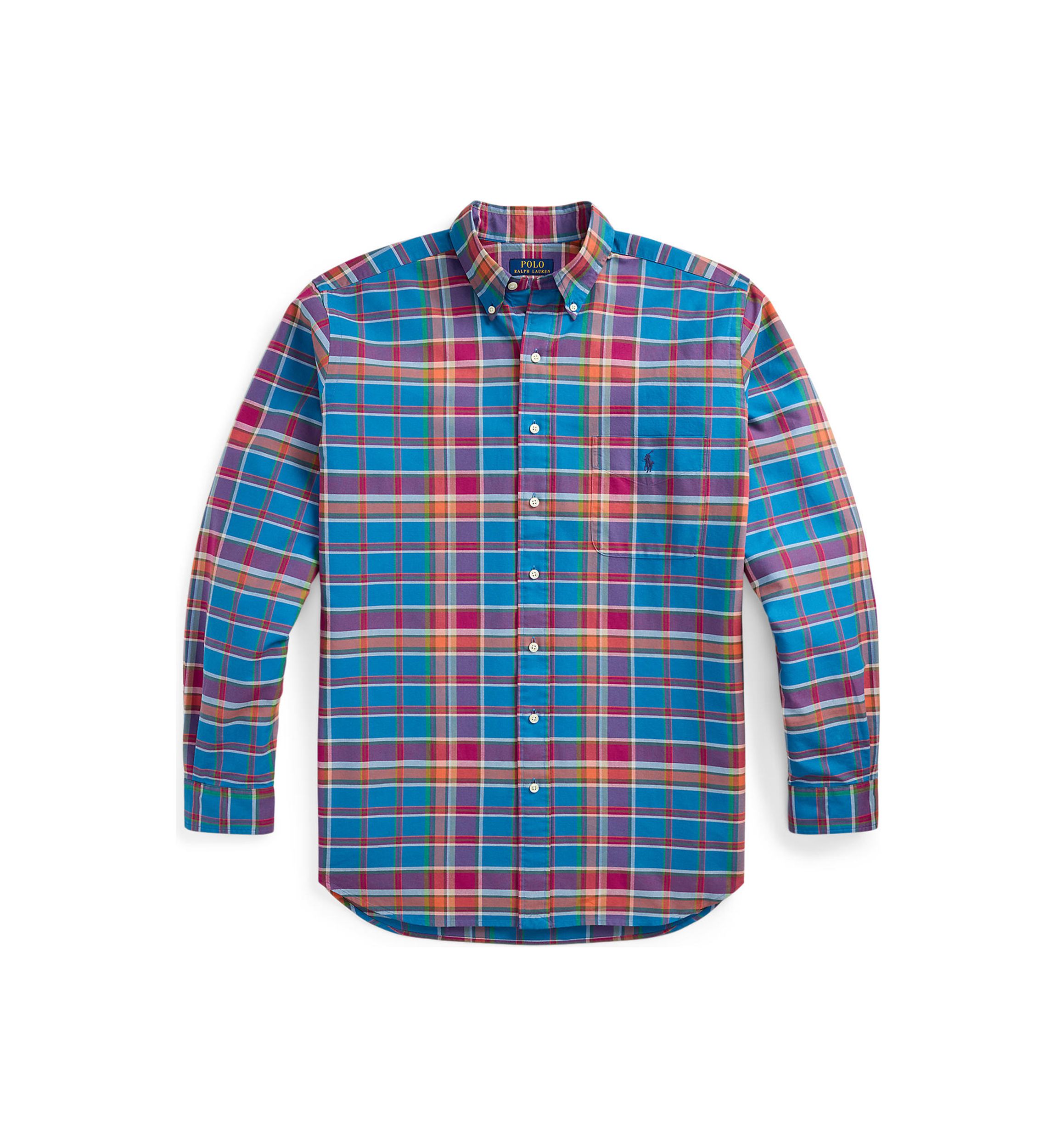 Big & Tall Plaid Oxford Shirt
