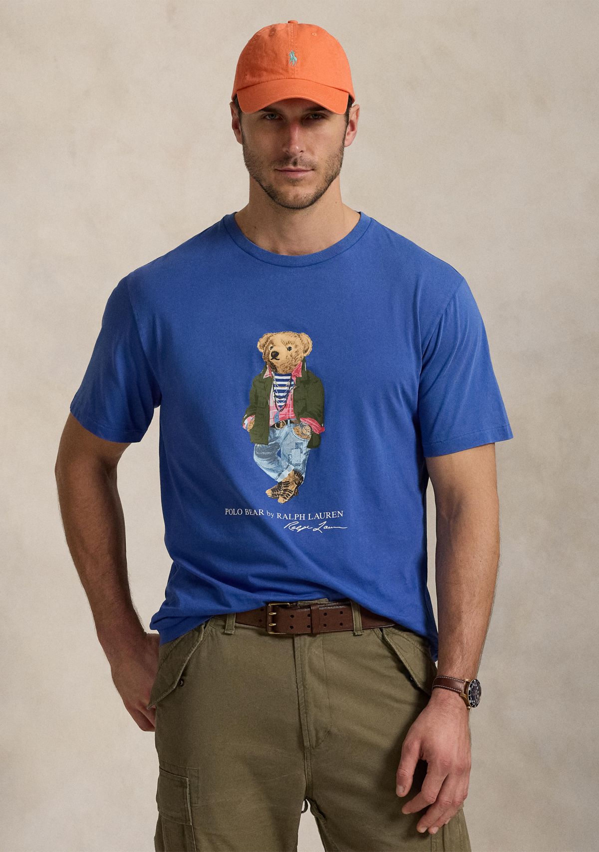 Big & Tall Polo Bear Tie Dye Graphic T-Shirt