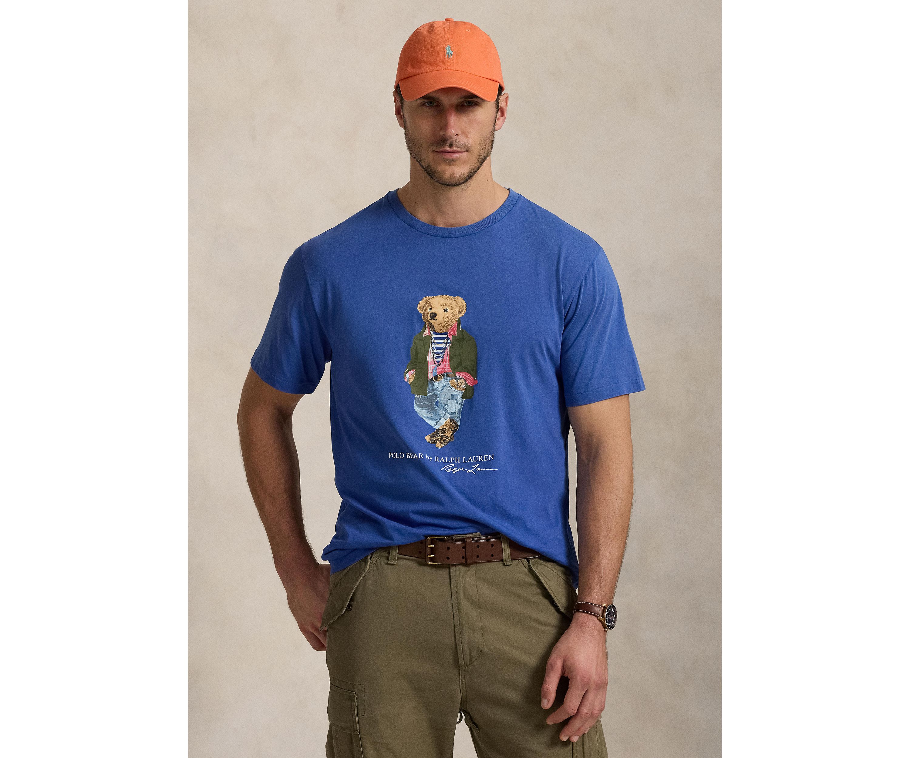 Big & Tall Polo Bear Tie Dye Graphic T-Shirt