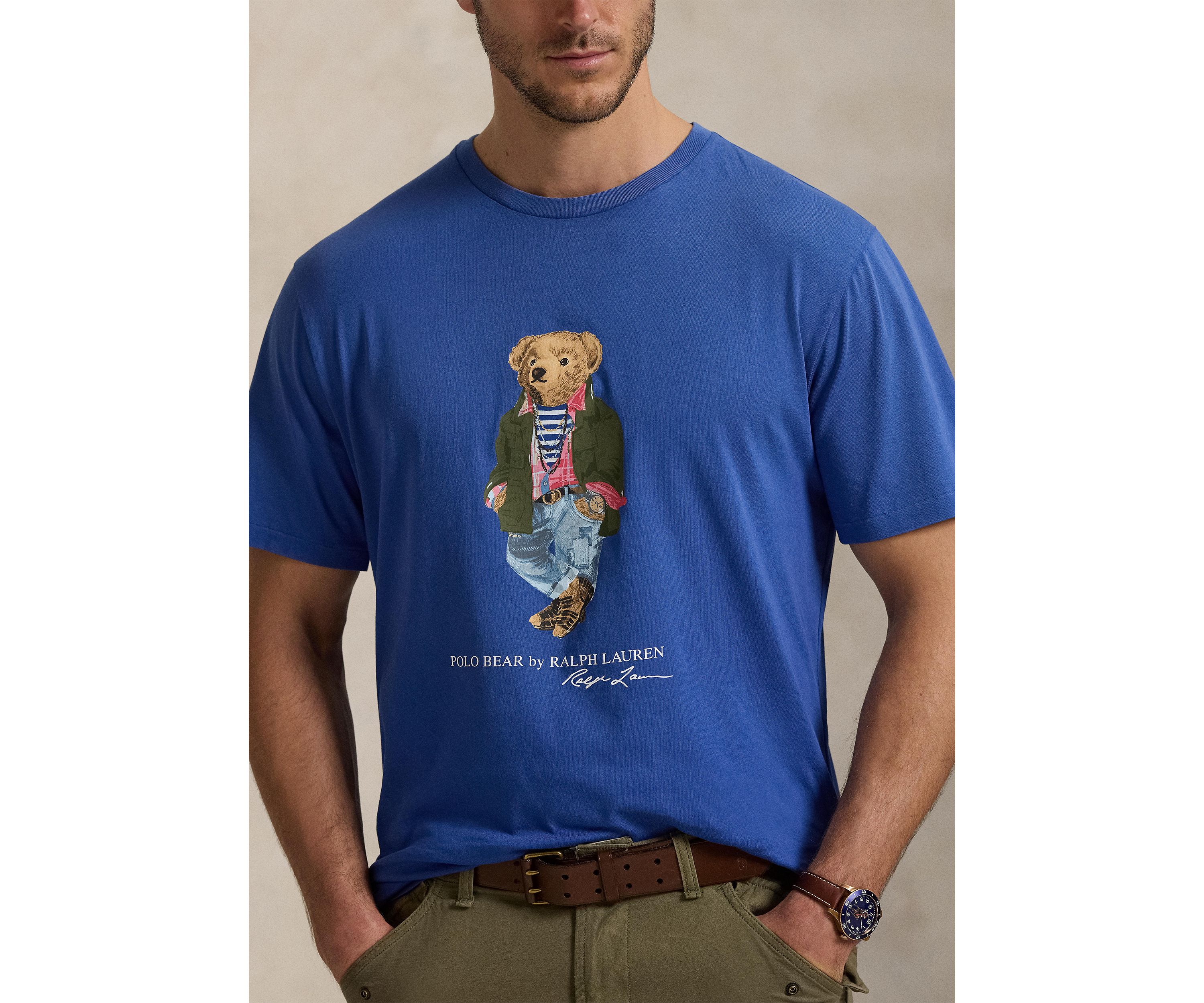 Big & Tall Polo Bear Tie Dye Graphic T-Shirt